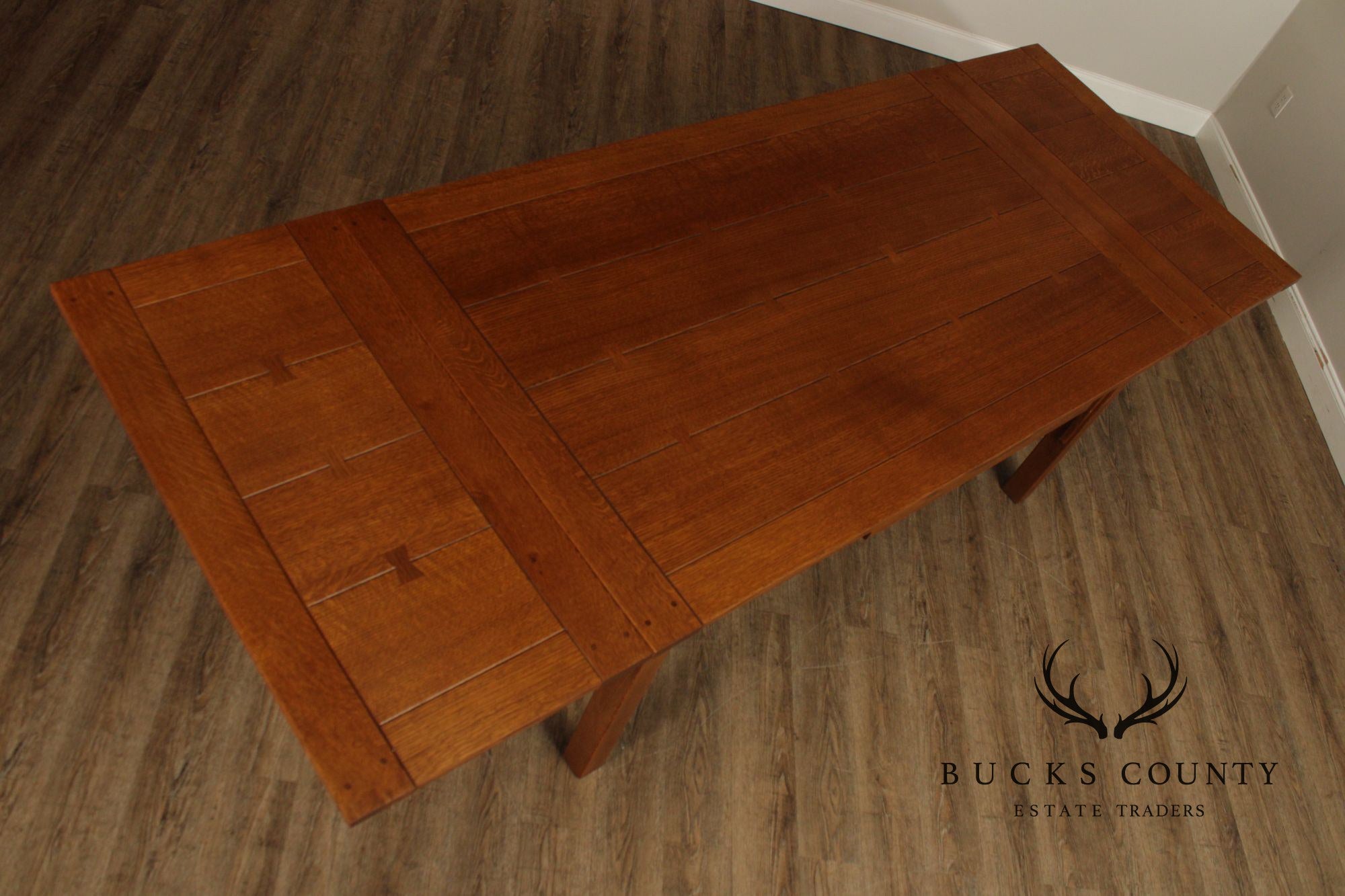 Stickley Mission Collection Oak Extendable Dining Table
