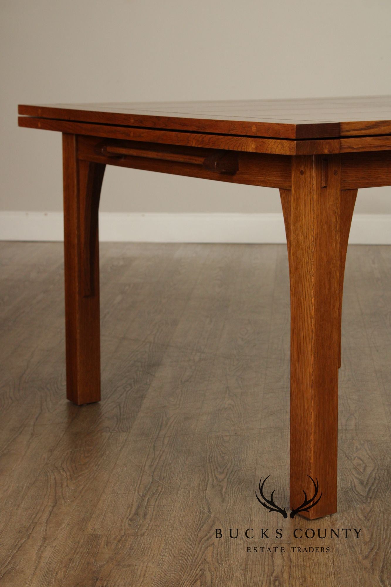Stickley Mission Collection Oak Extendable Dining Table