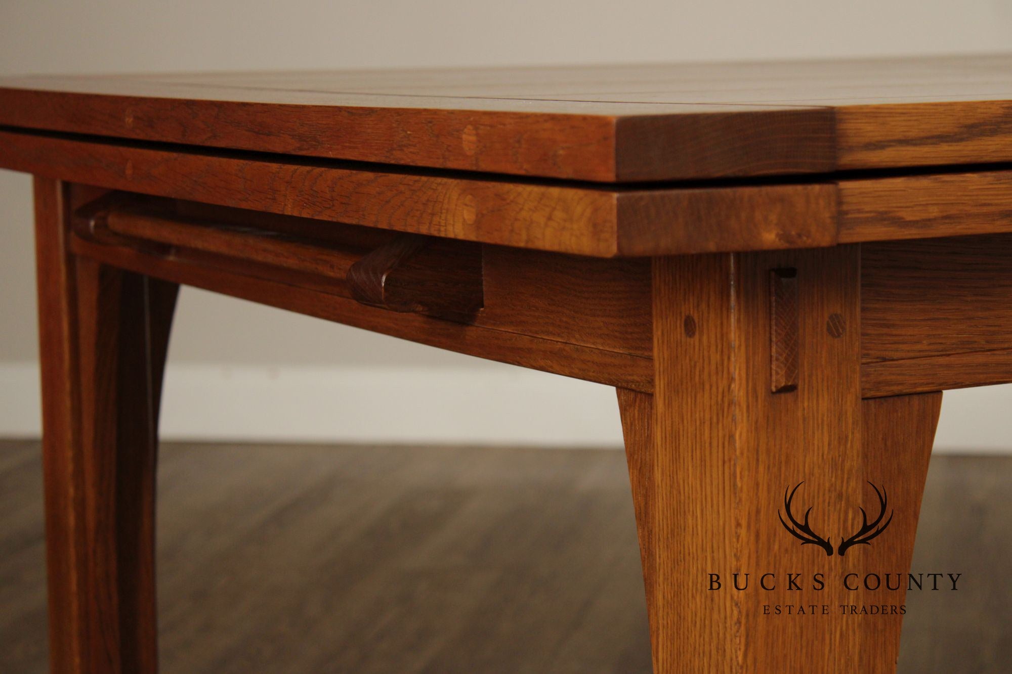 Stickley Mission Collection Oak Extendable Dining Table