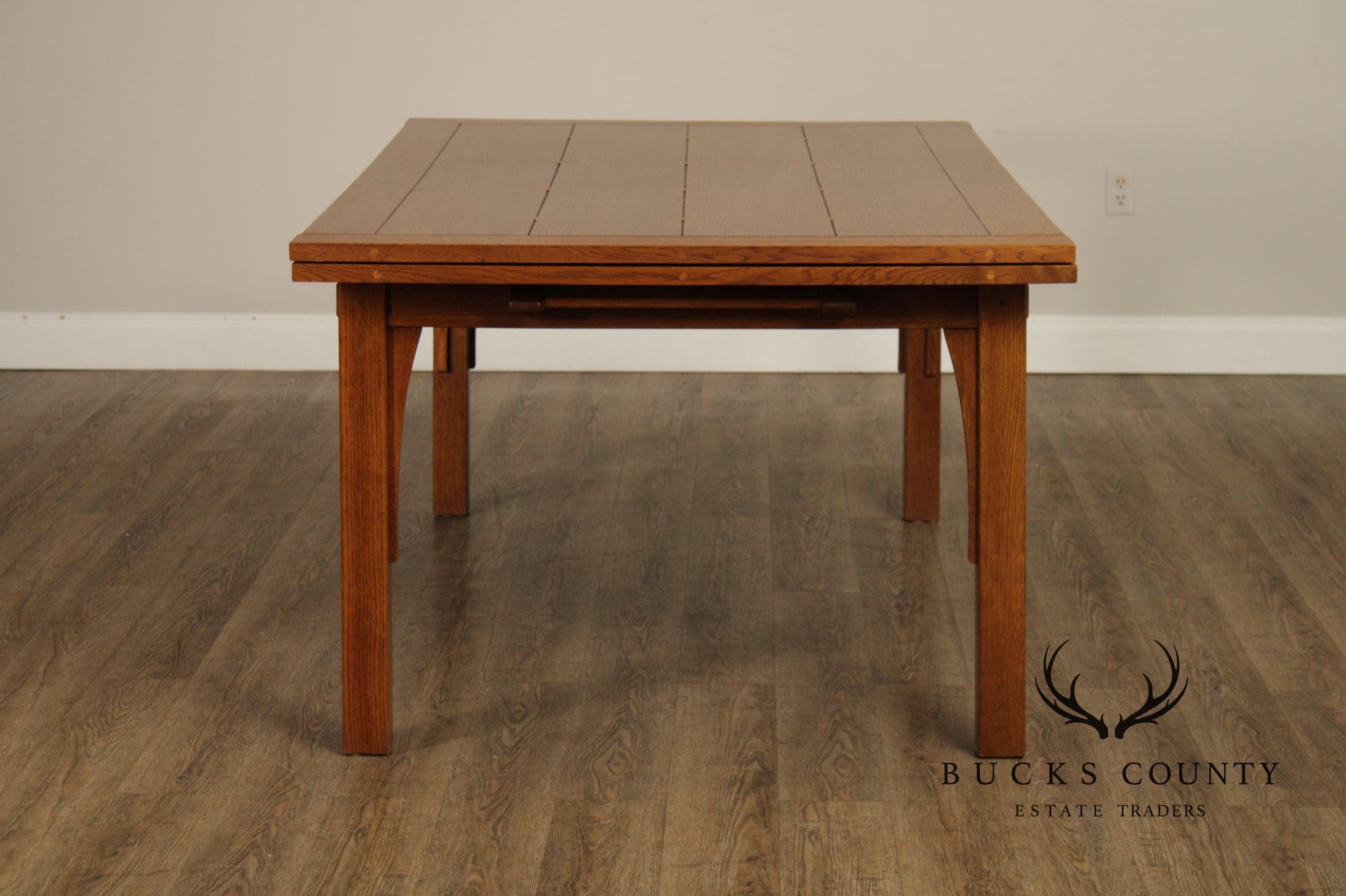 Stickley Mission Collection Oak Extendable Dining Table