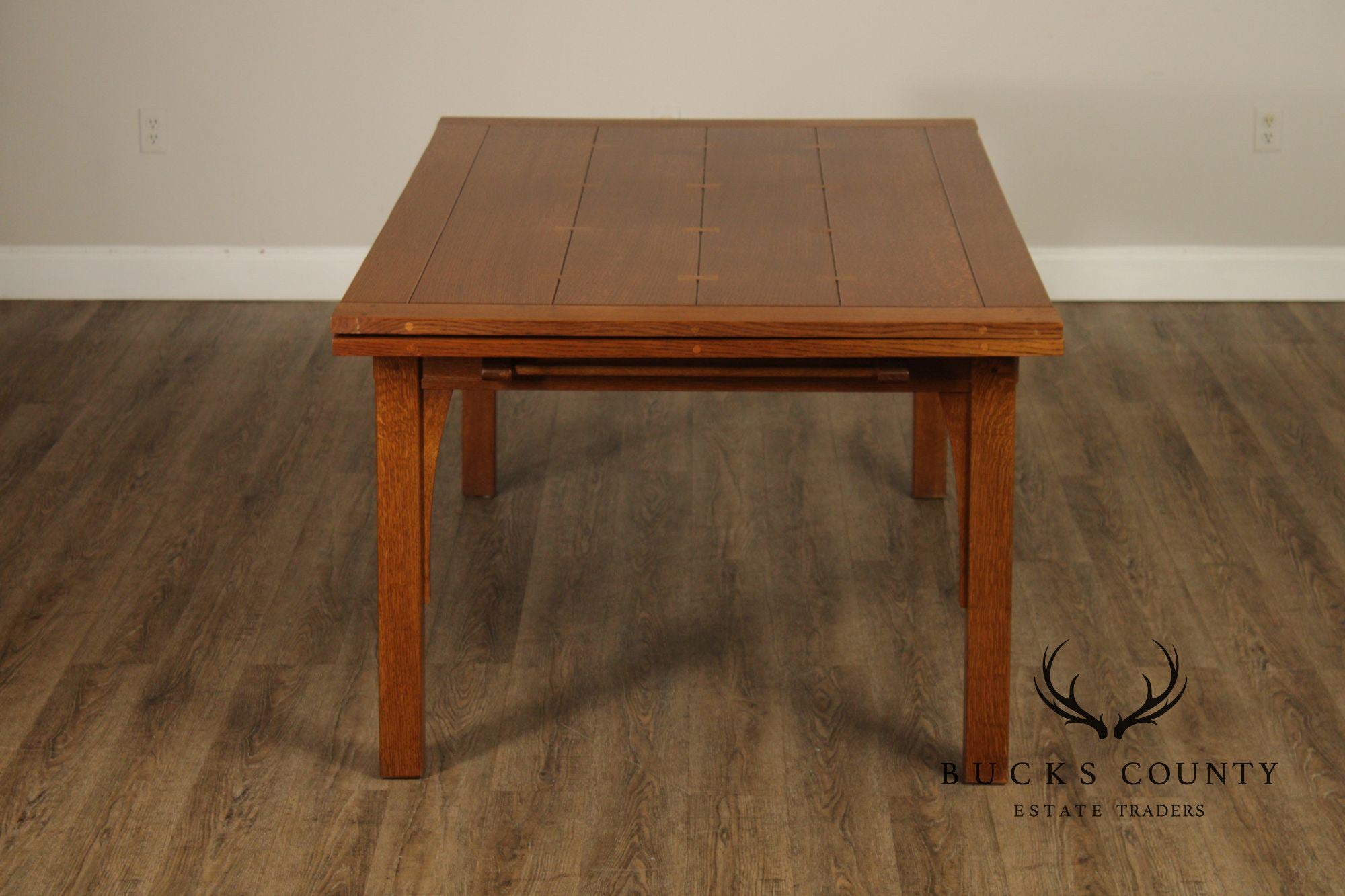 Stickley Mission Collection Oak Extendable Dining Table
