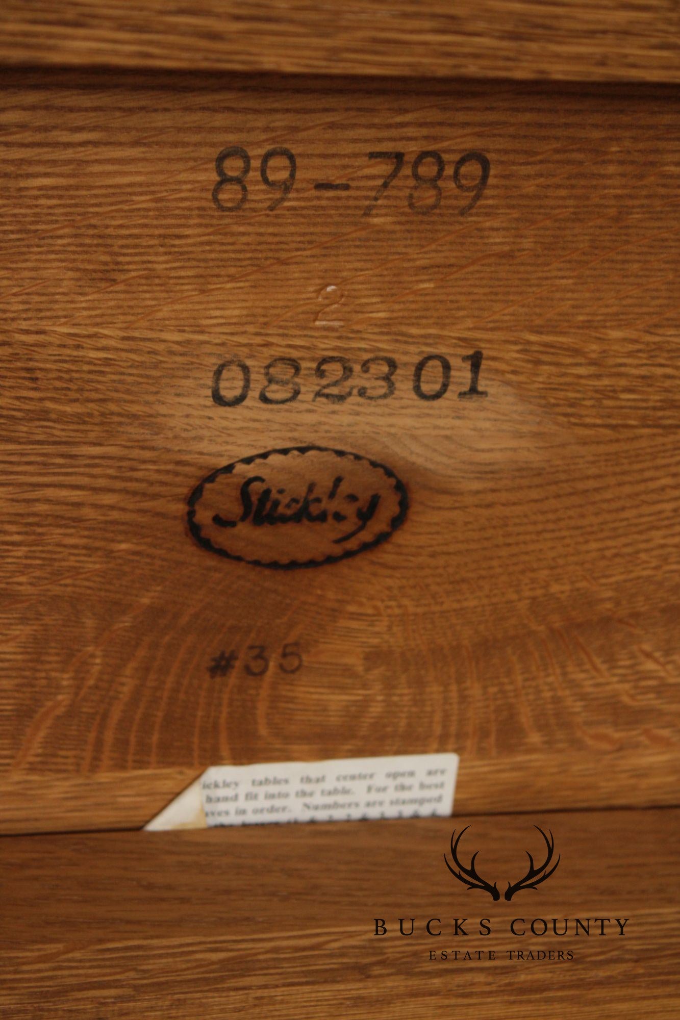 Stickley Mission Collection Oak Extendable Dining Table