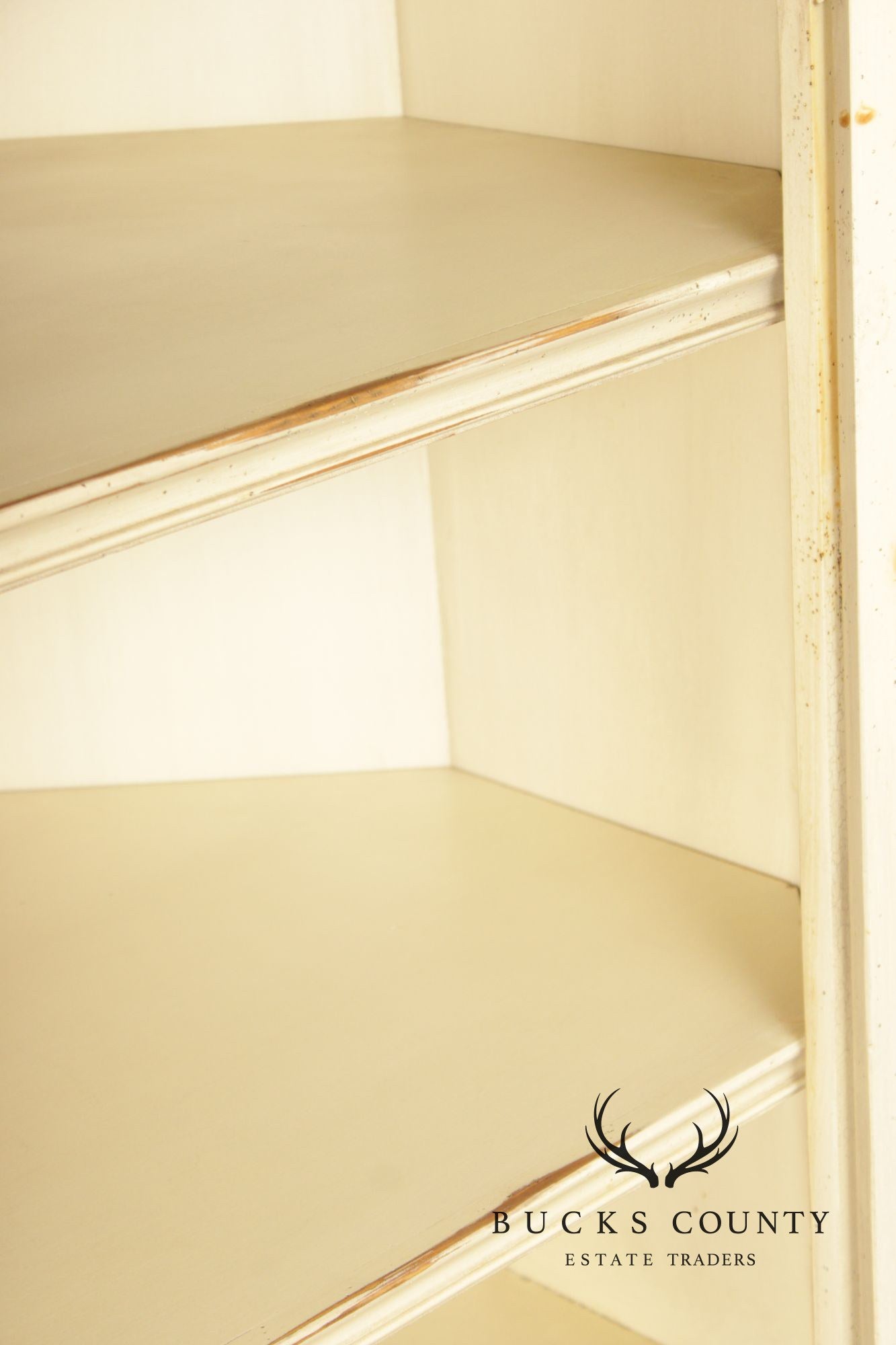Habersham Distress Painted Corner Cupboard