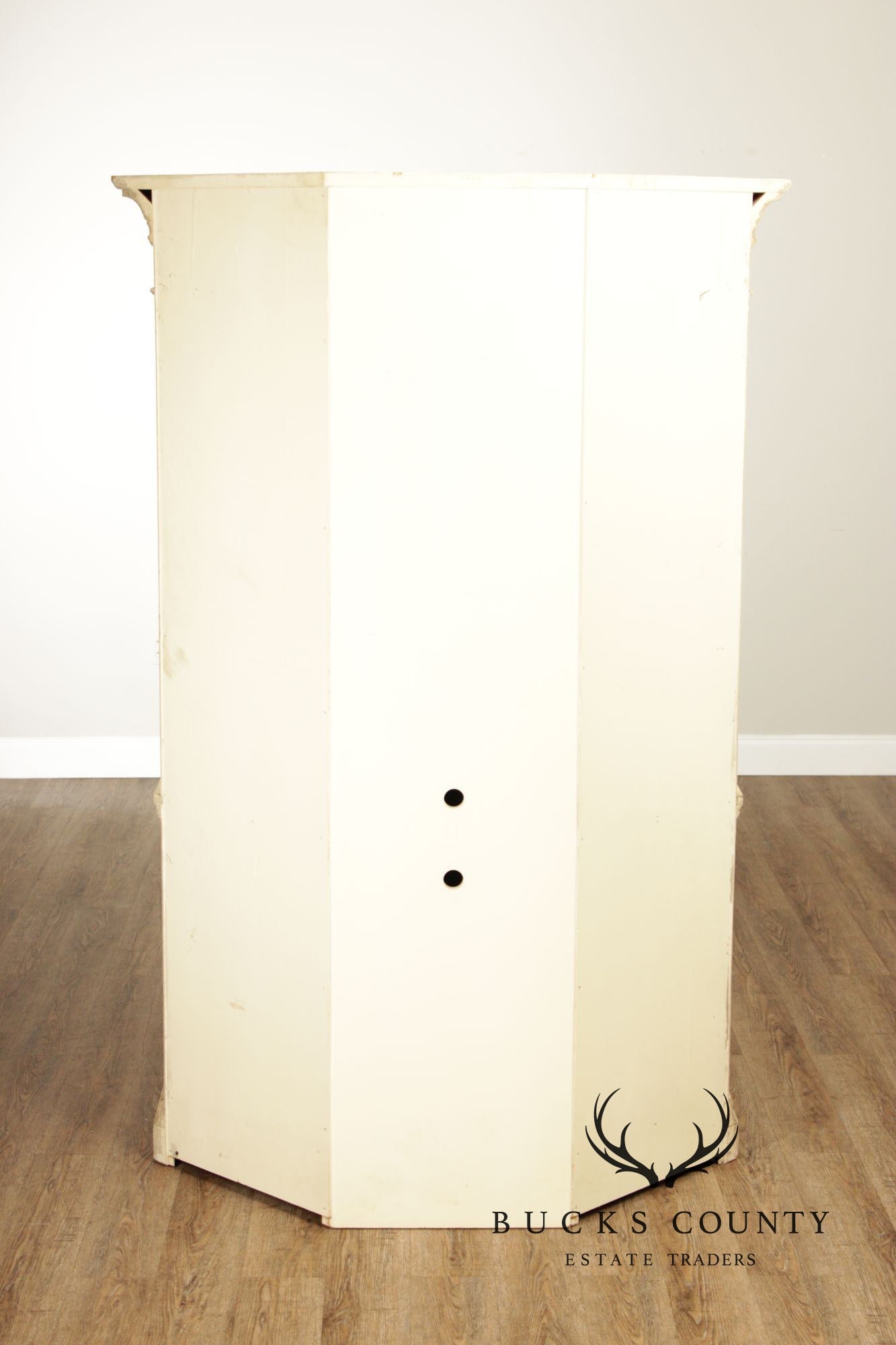 Habersham Distress Painted Corner Cupboard