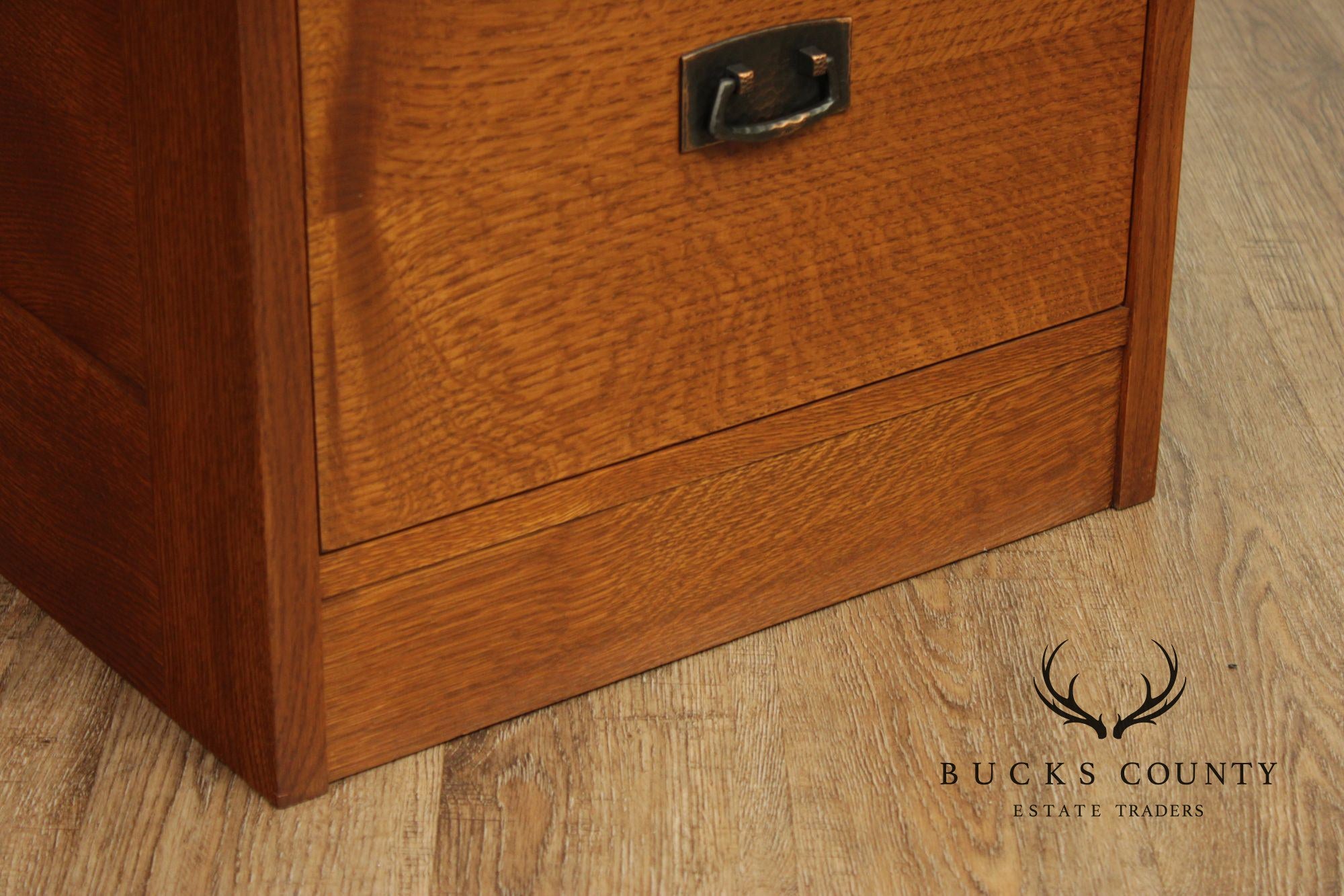 Stickley Mission Collection Oak Two Drawer File Cabinet
