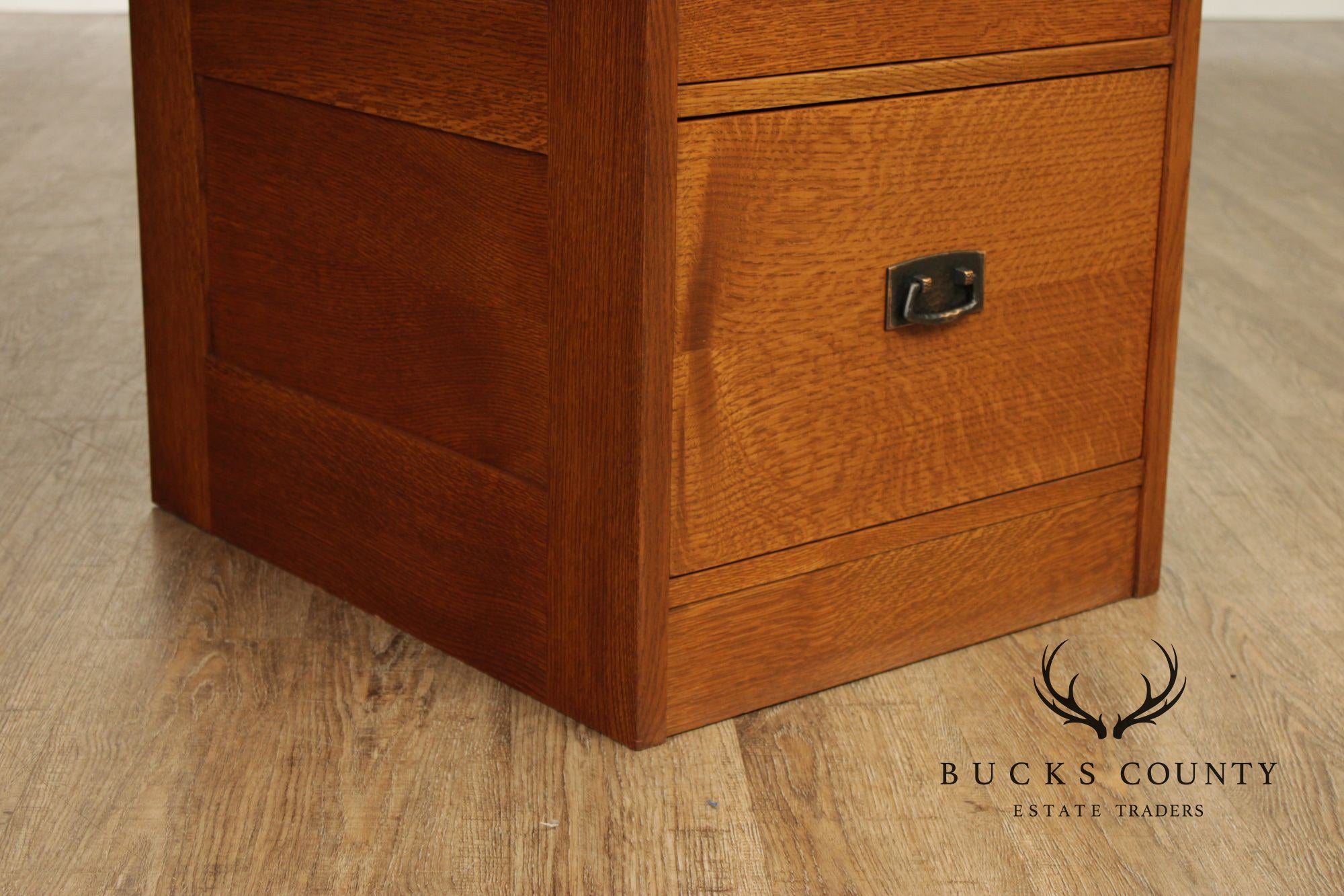 Stickley Mission Collection Oak Two Drawer File Cabinet
