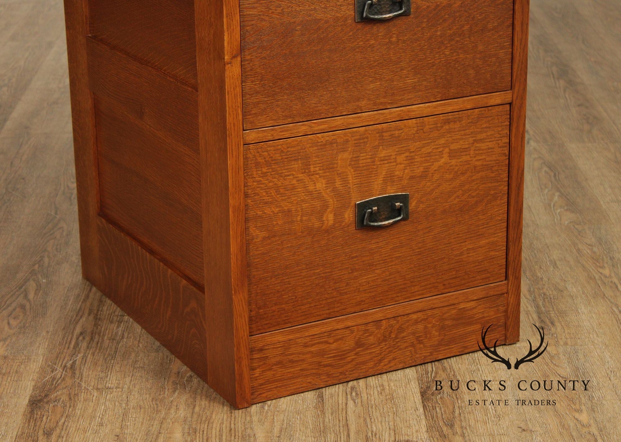 Stickley Mission Collection Oak Two Drawer File Cabinet