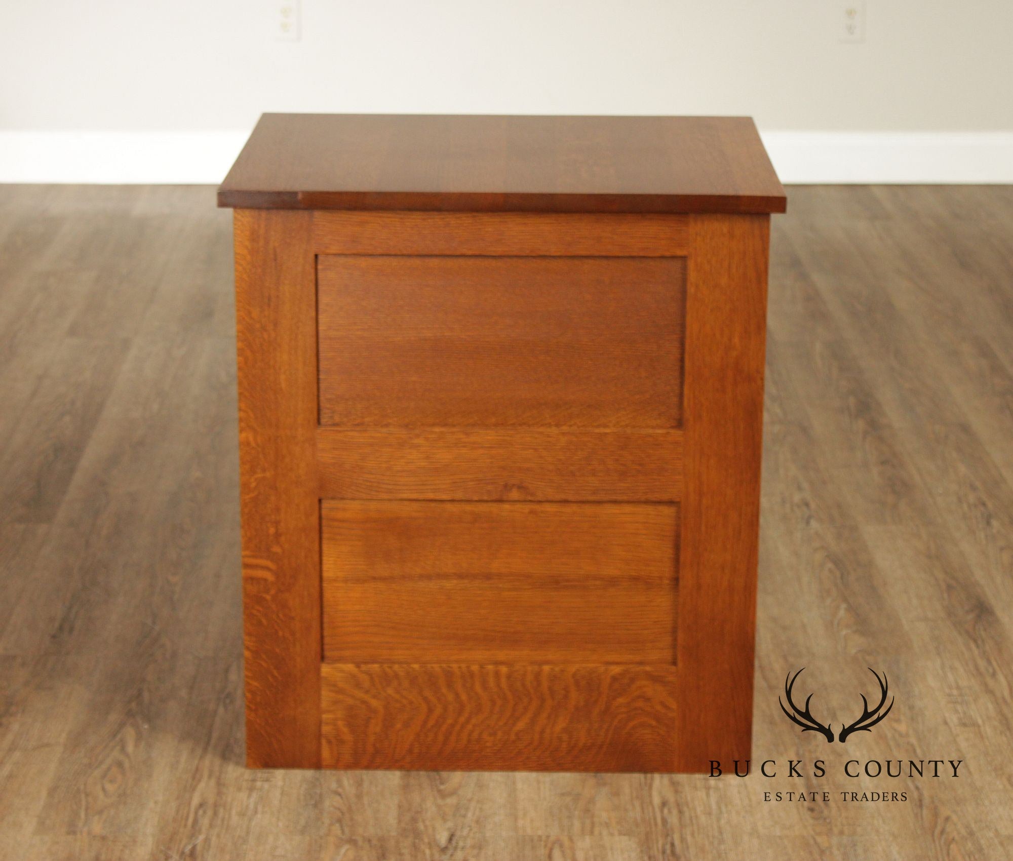 Stickley Mission Collection Oak Two Drawer File Cabinet