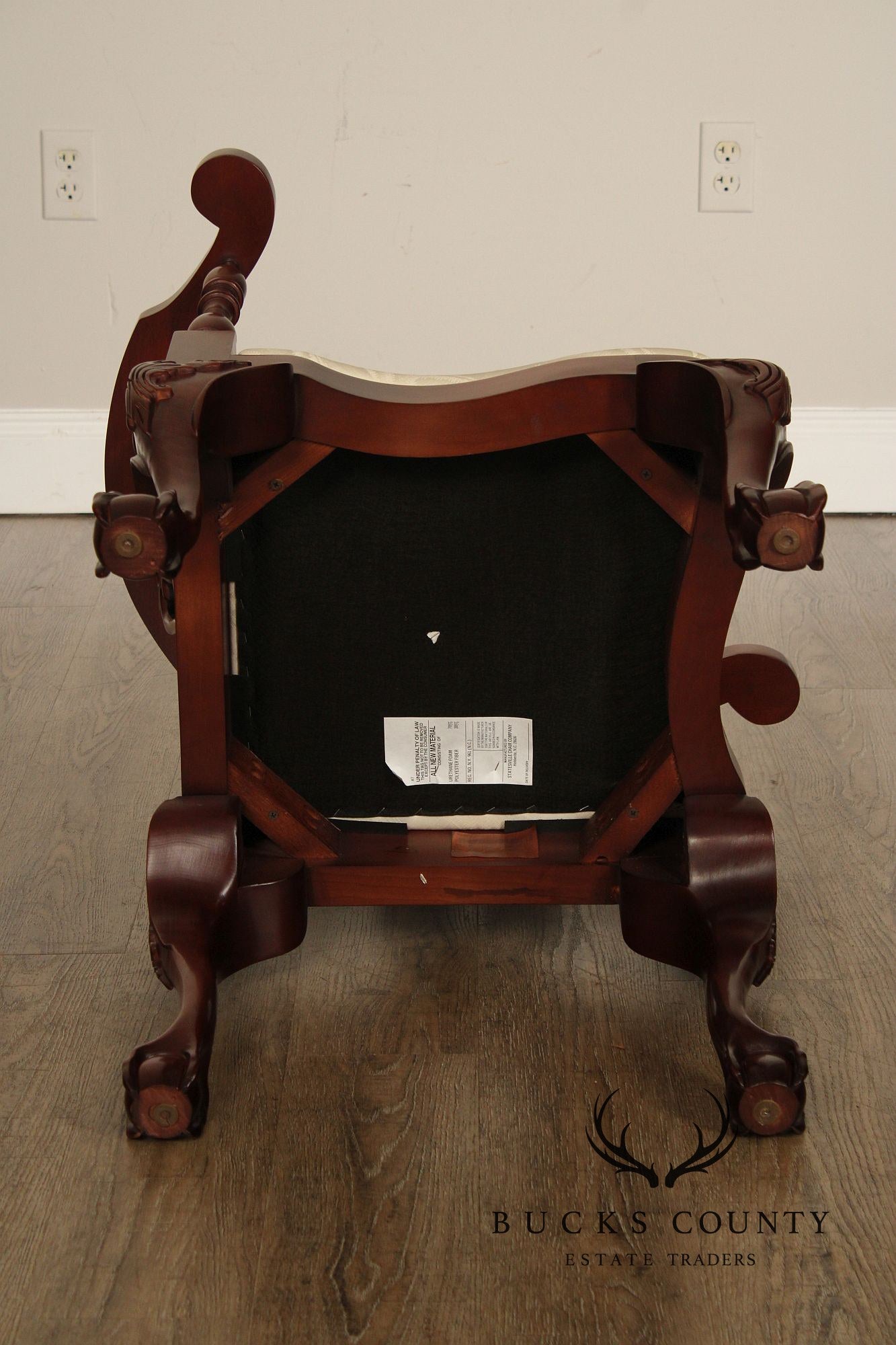 Statesville Mahogany Chippendale Style Corner Chair