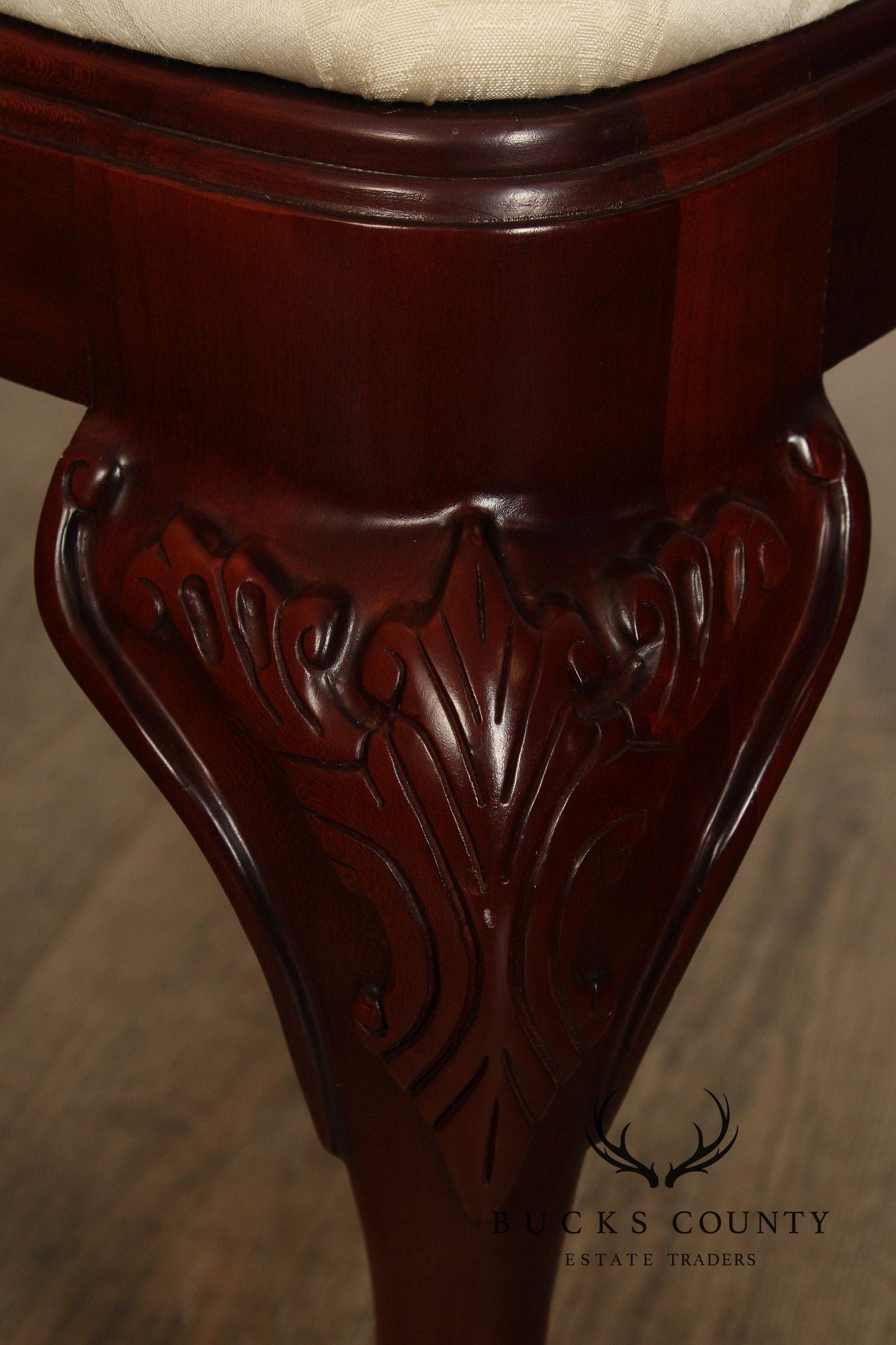Statesville Mahogany Chippendale Style Corner Chair