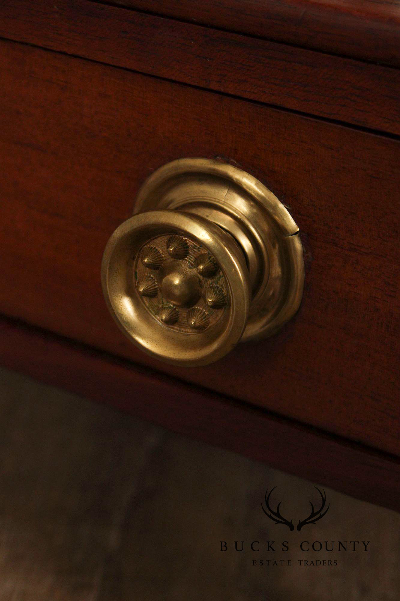 Antique Georgian Style Mahogany Canterbury