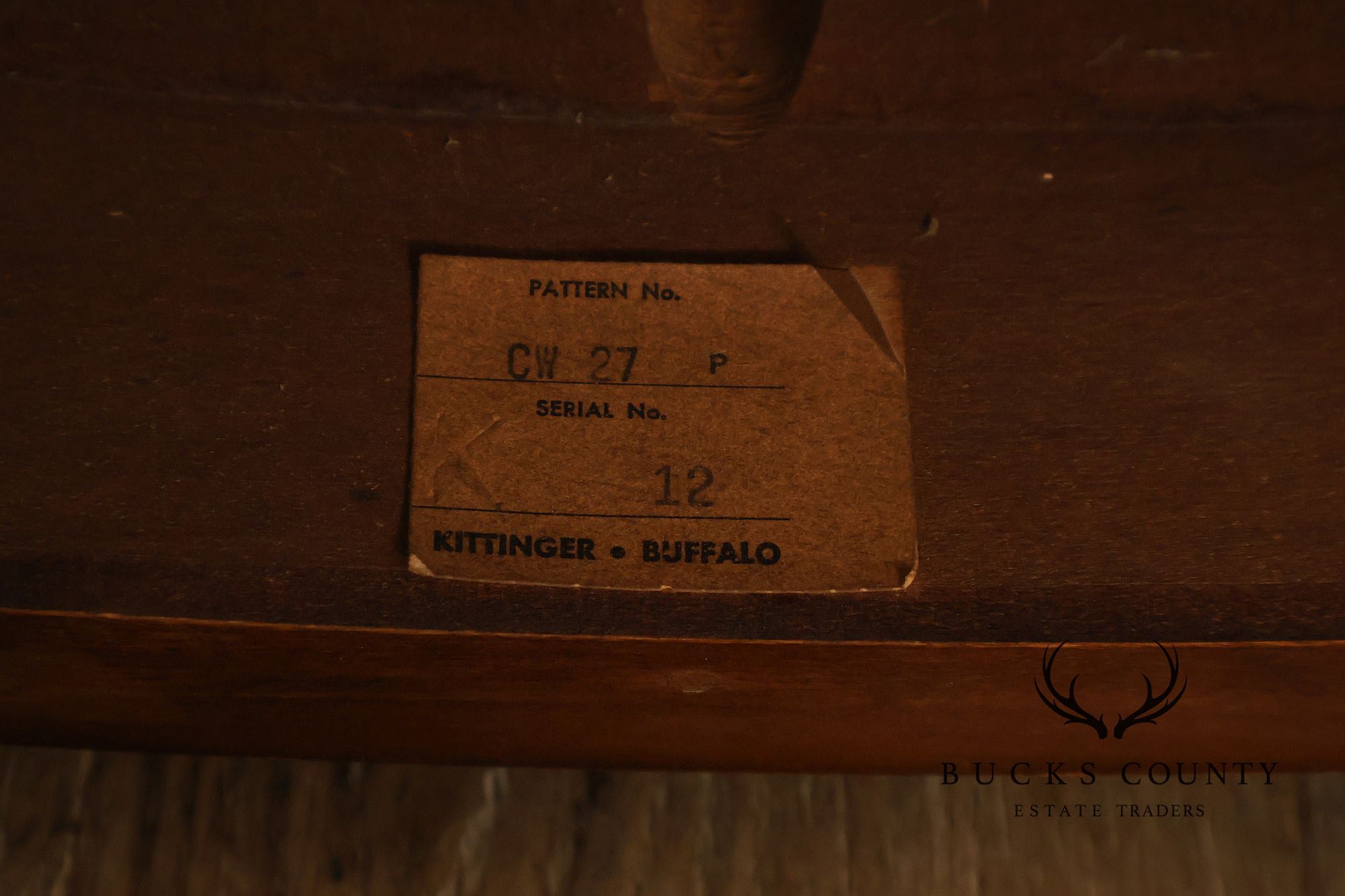 Kittinger Colonial Williamsburg Mahogany Pembroke Table