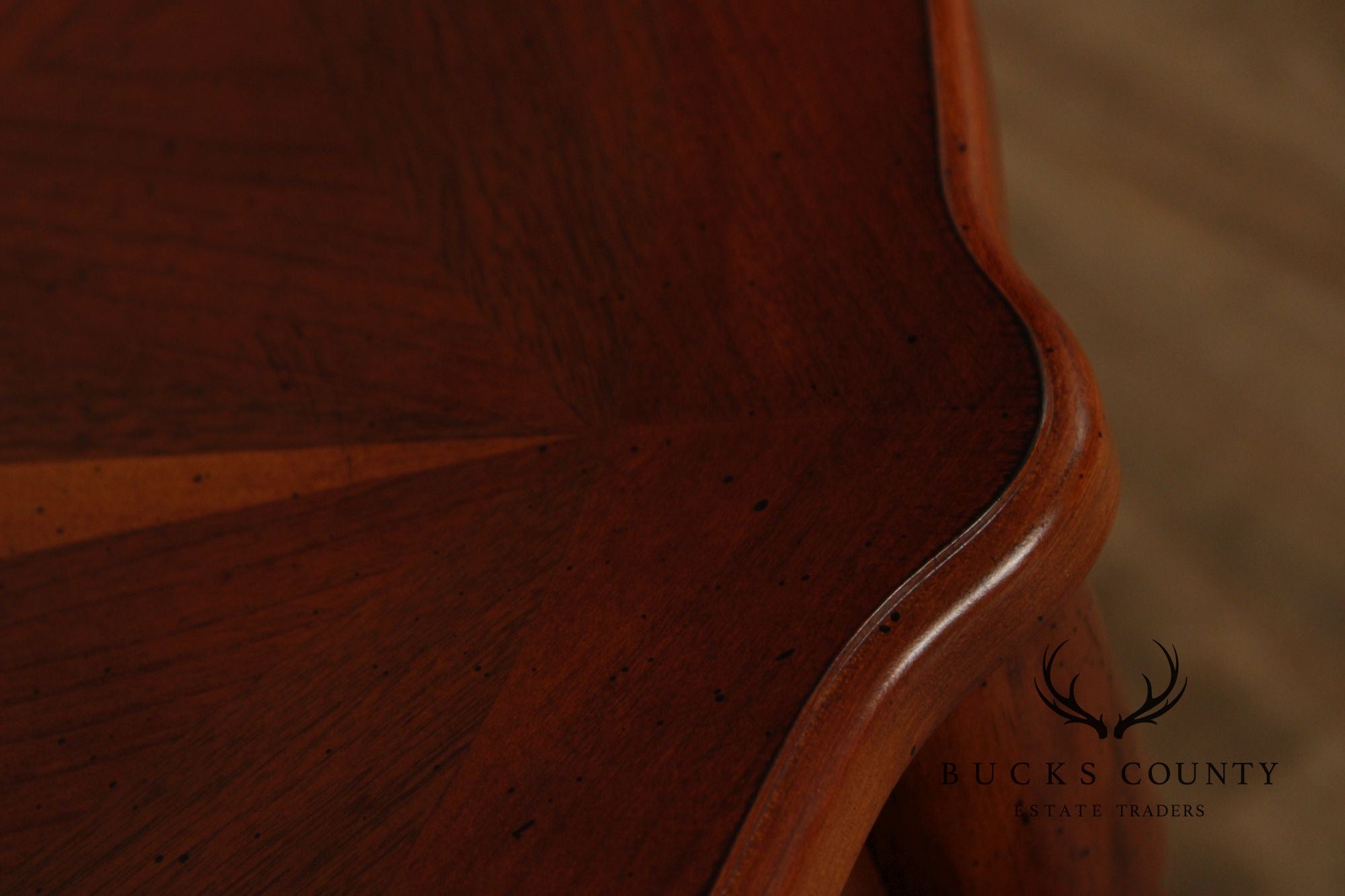 Butler 'Bainbridge' Inlaid Two-Tier Side Table
