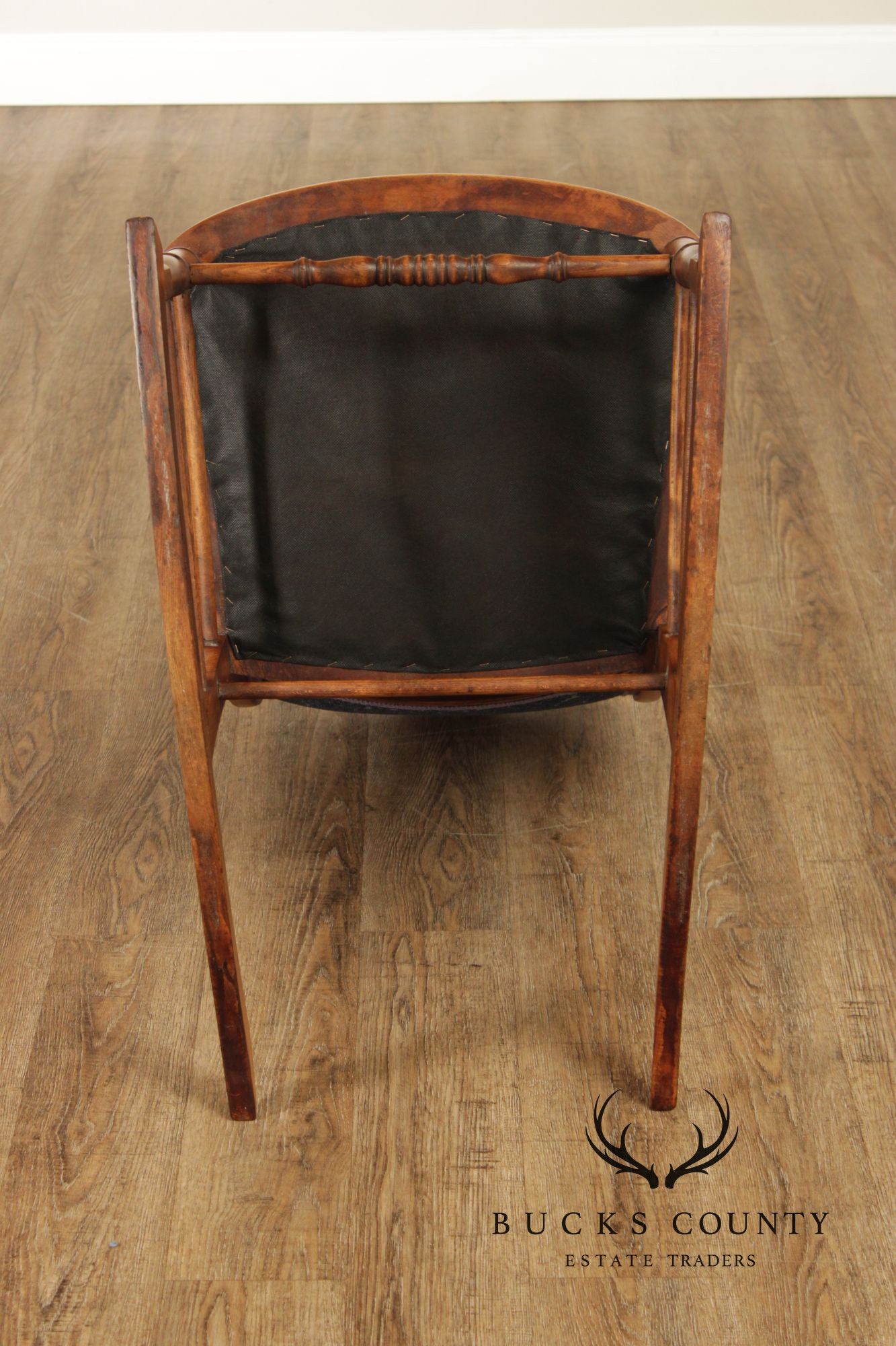 Antique Victorian Era Custom Upholstered Rocker