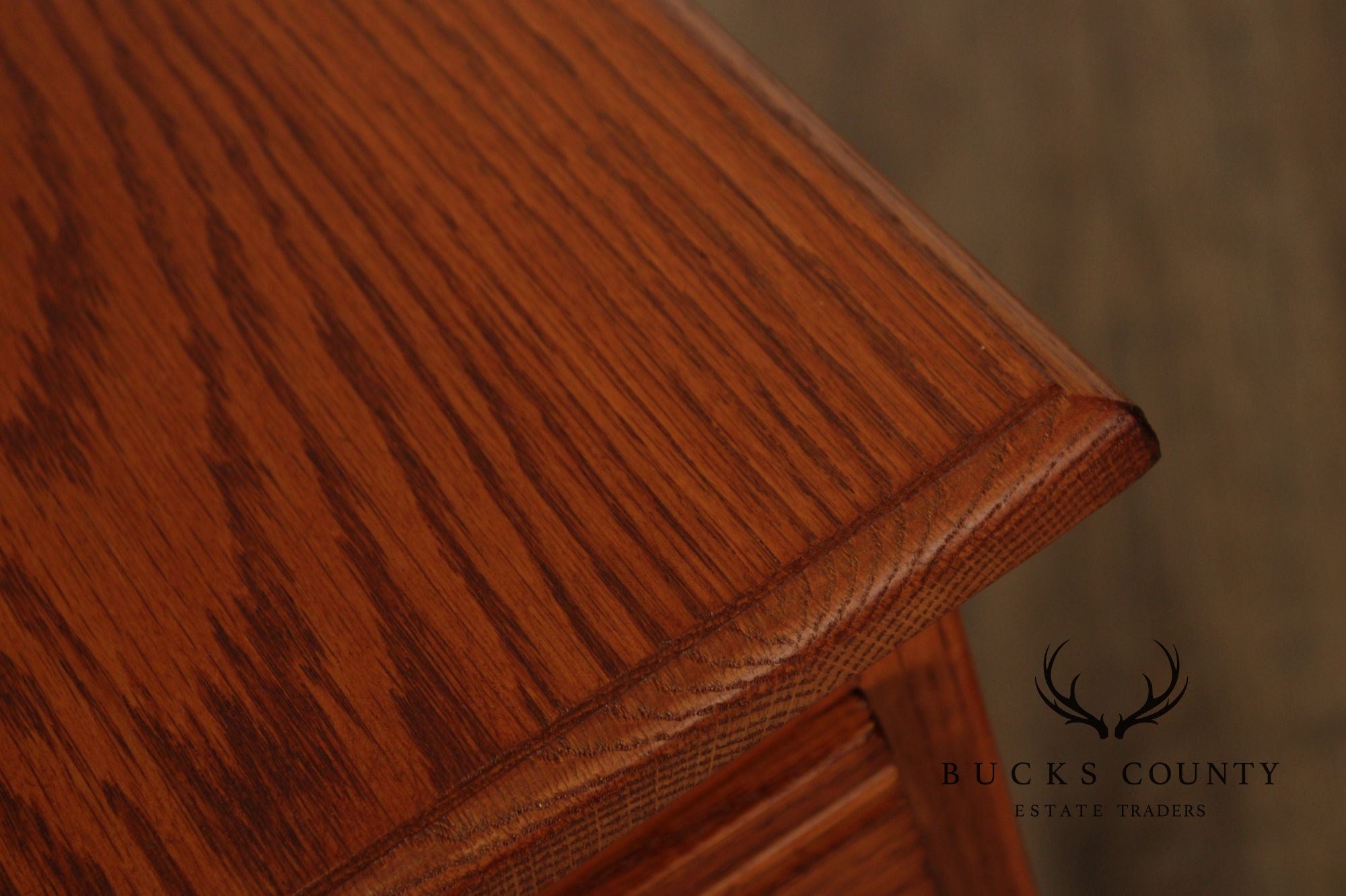 Pair Of Seely Furniture Traditional Style Oak File Cabinets