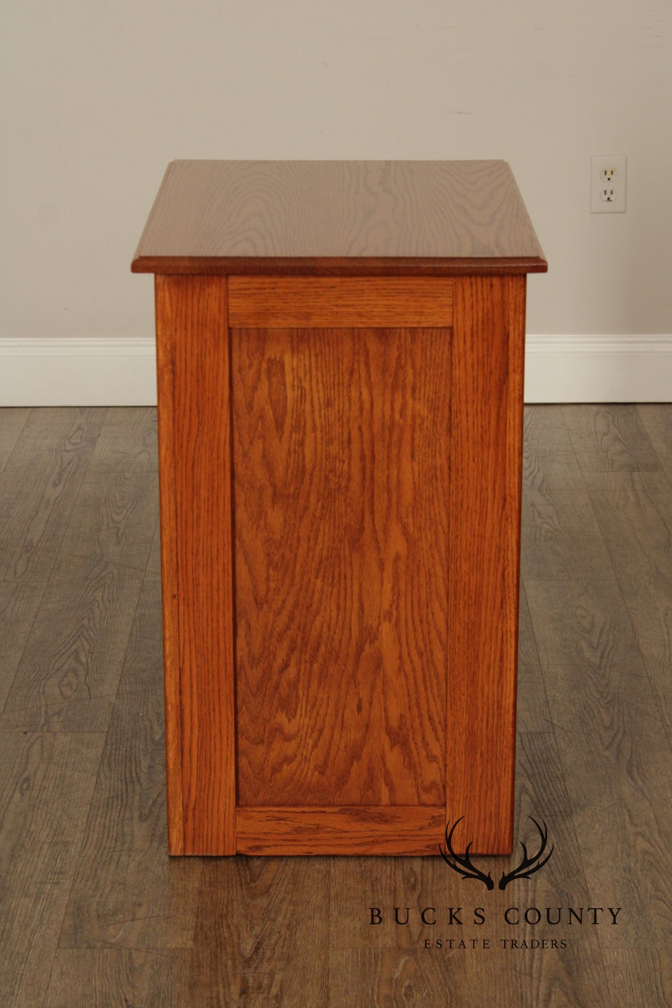 Pair Of Seely Furniture Traditional Style Oak File Cabinets