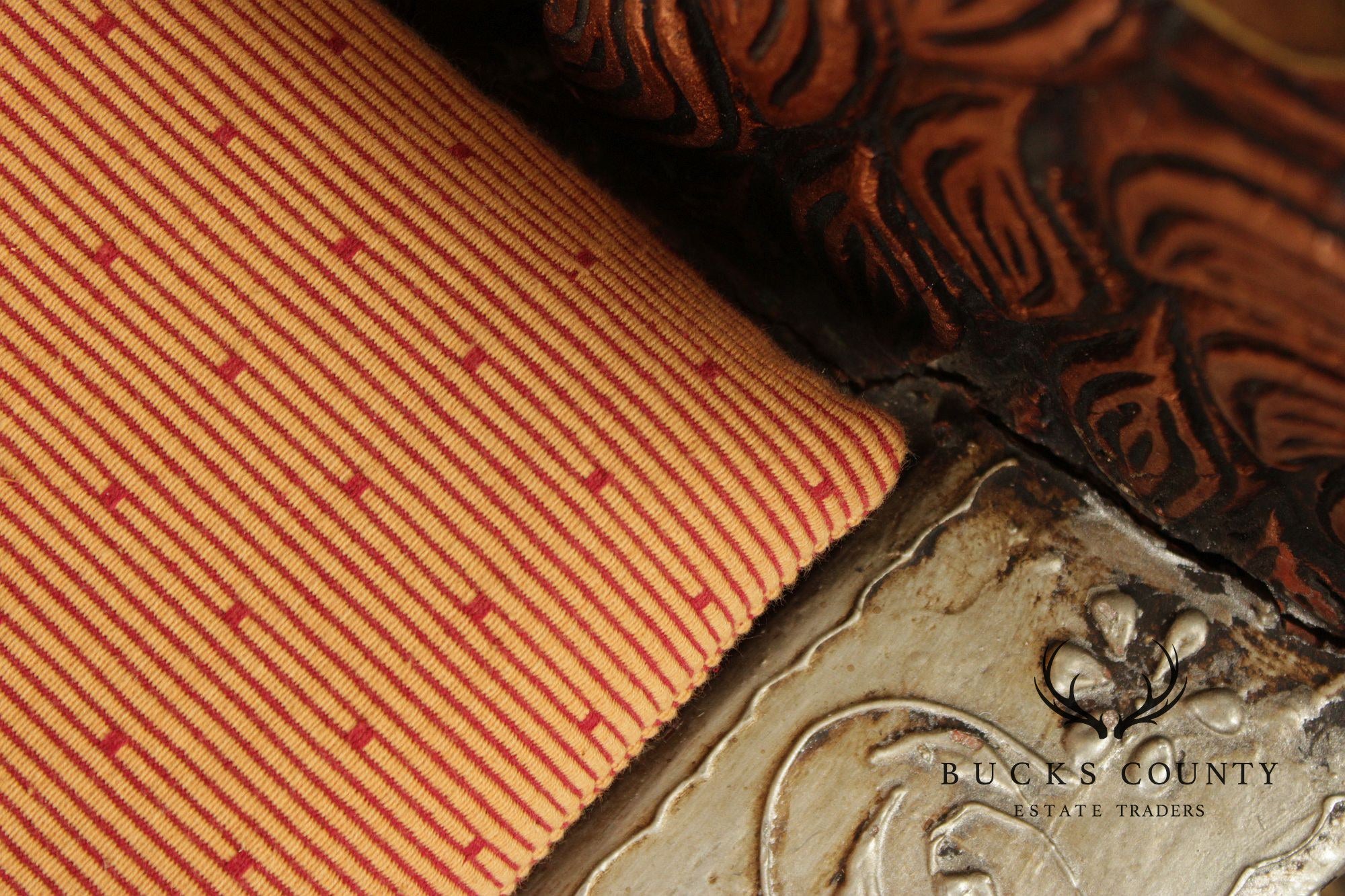 Hand Carved Painted And Gilt Lion And Peacock Motif Pair Of Throne Chairs