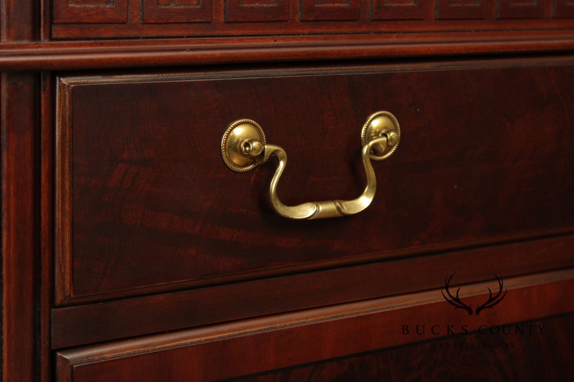 Drexel Mahogany Expandable Server Cabinet