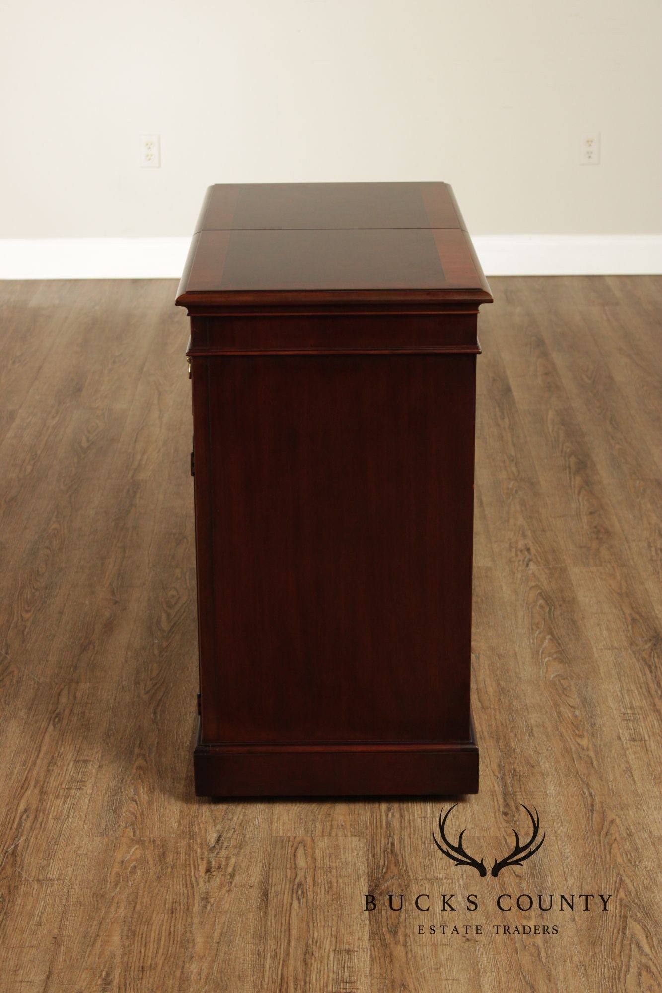 Drexel Mahogany Expandable Server Cabinet