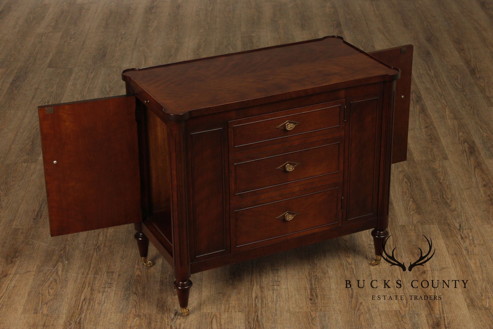 Fine Arts Furniture Directoire Style Mahogany Server Cabinet