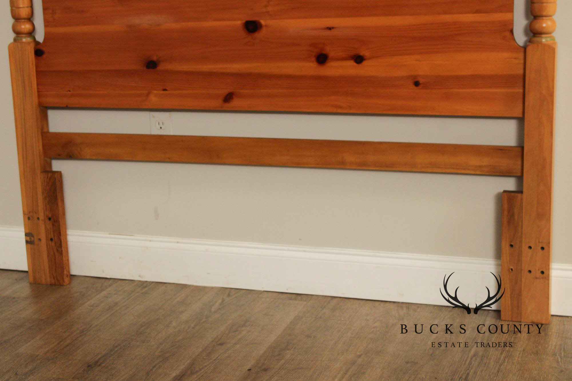 Cottage Style Knotty Pine Queen or Full Headboard