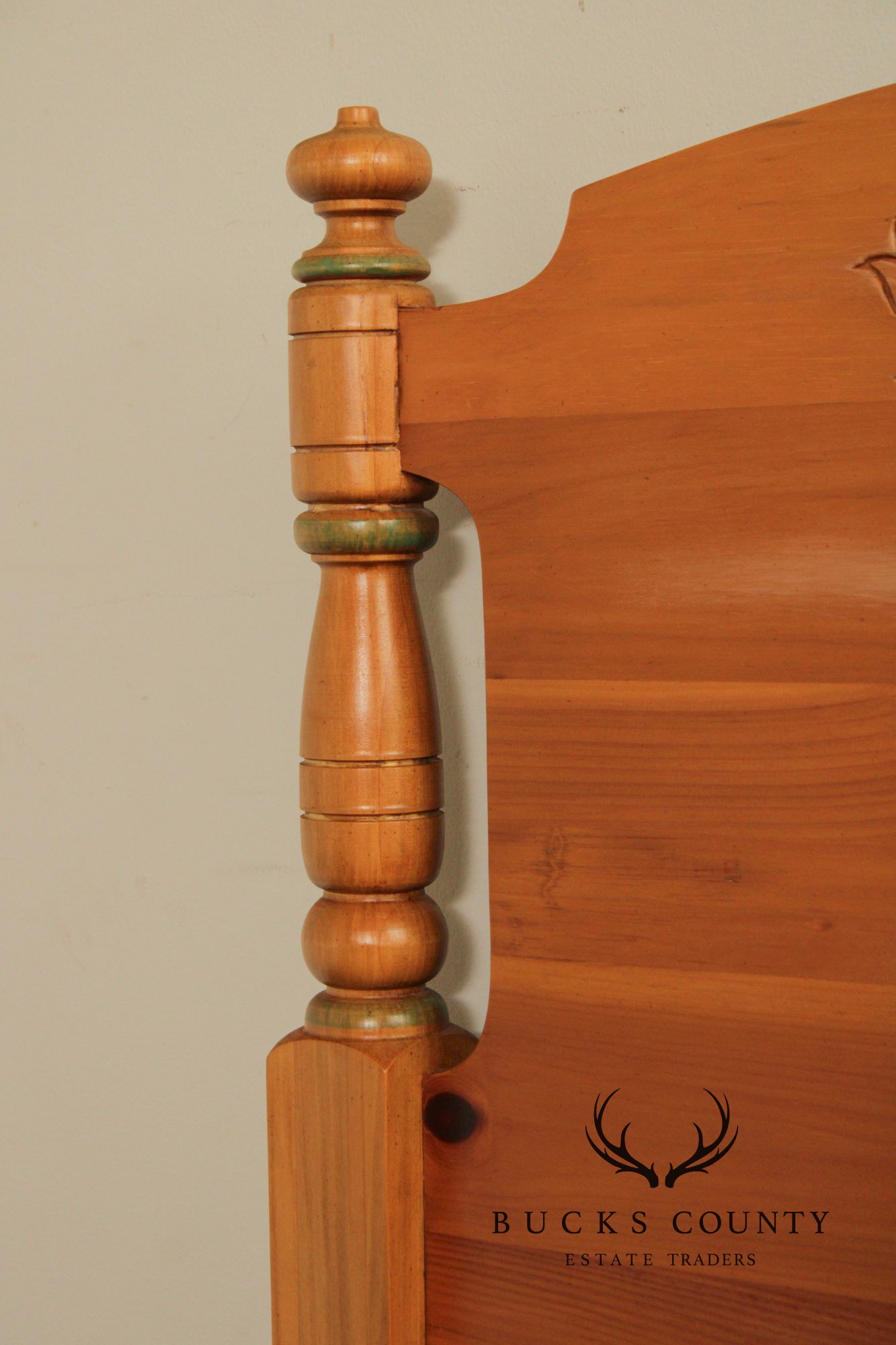 Cottage Style Knotty Pine Queen or Full Headboard
