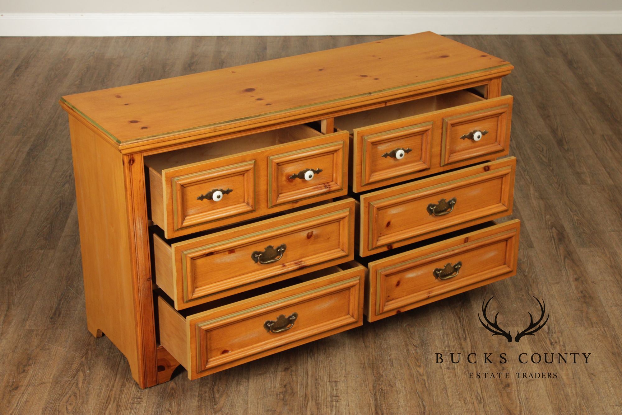 Young-Hinkle Cape Cod Pine Double Chest of Drawers