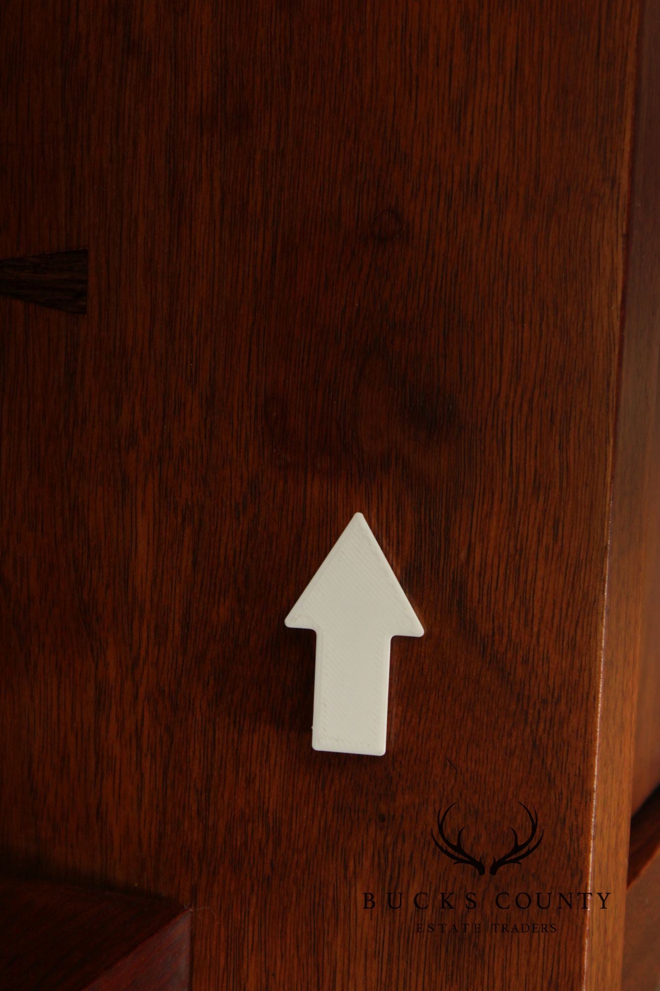Lane 'Tuxedo' Mid Century Modern Walnut China Cabinet