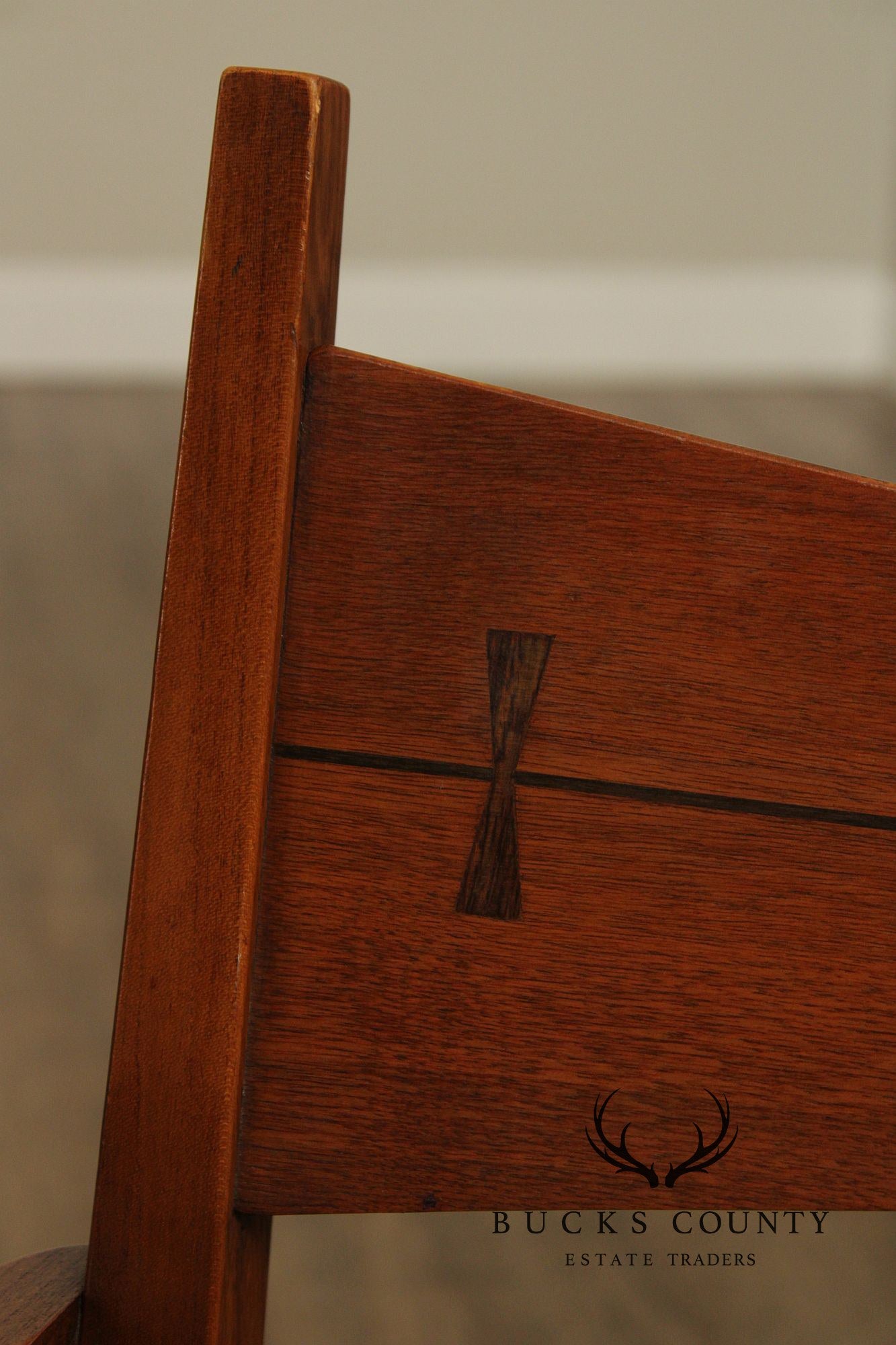 Lane Furniture Set Of Four Mid Century Modern Walnut Tuxedo Dining Chairs