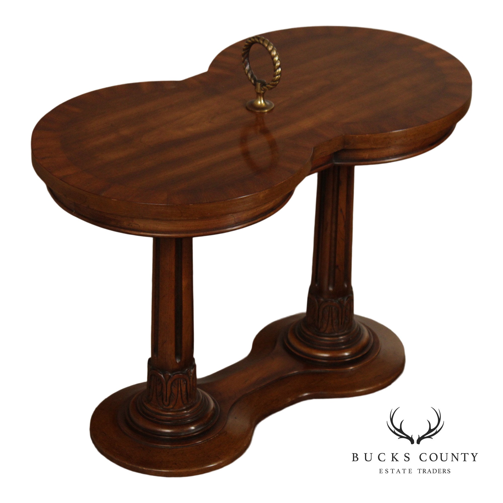 Weiman Regency Style Mahogany Pedestal End Table