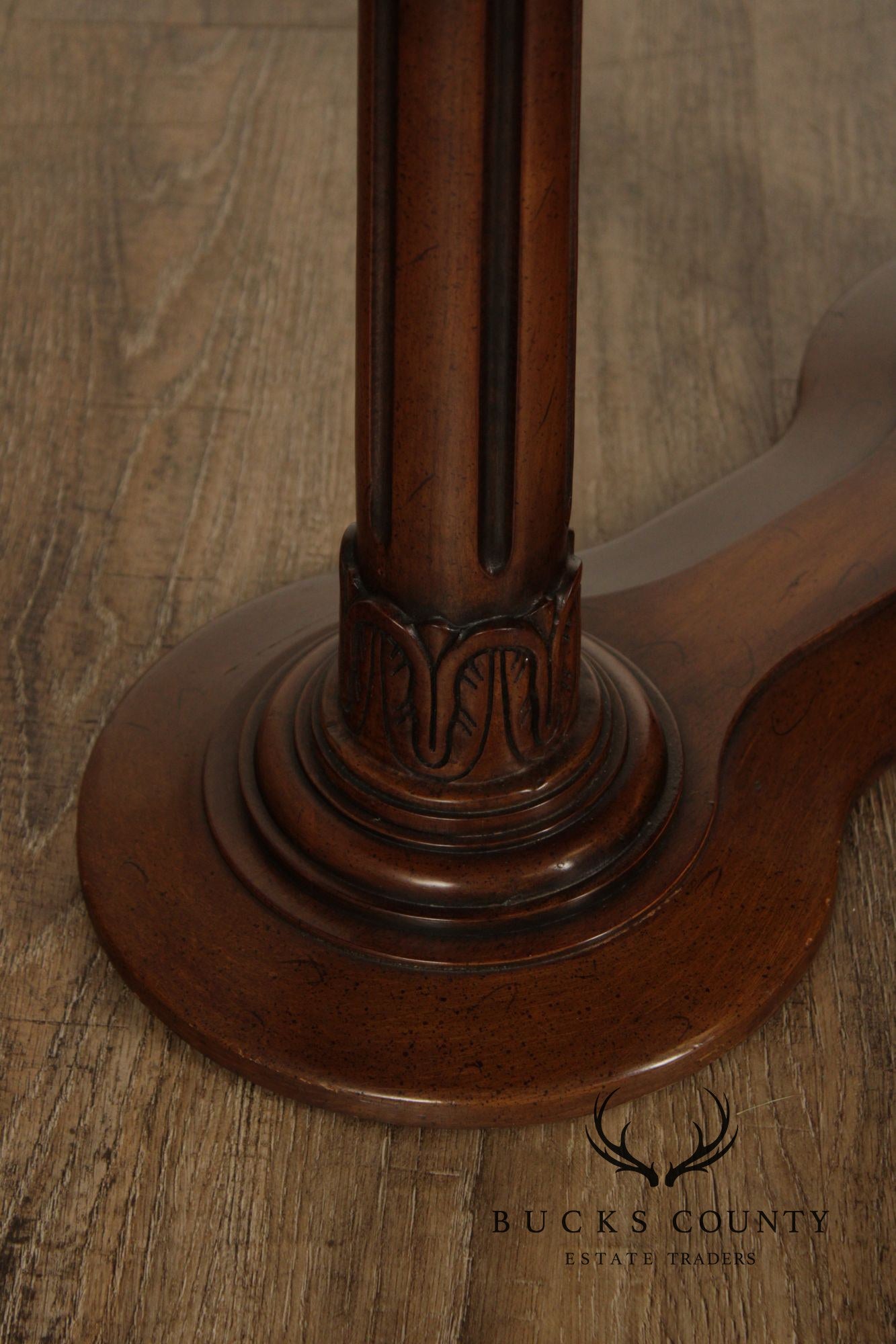 Weiman Regency Style Mahogany Pedestal End Table