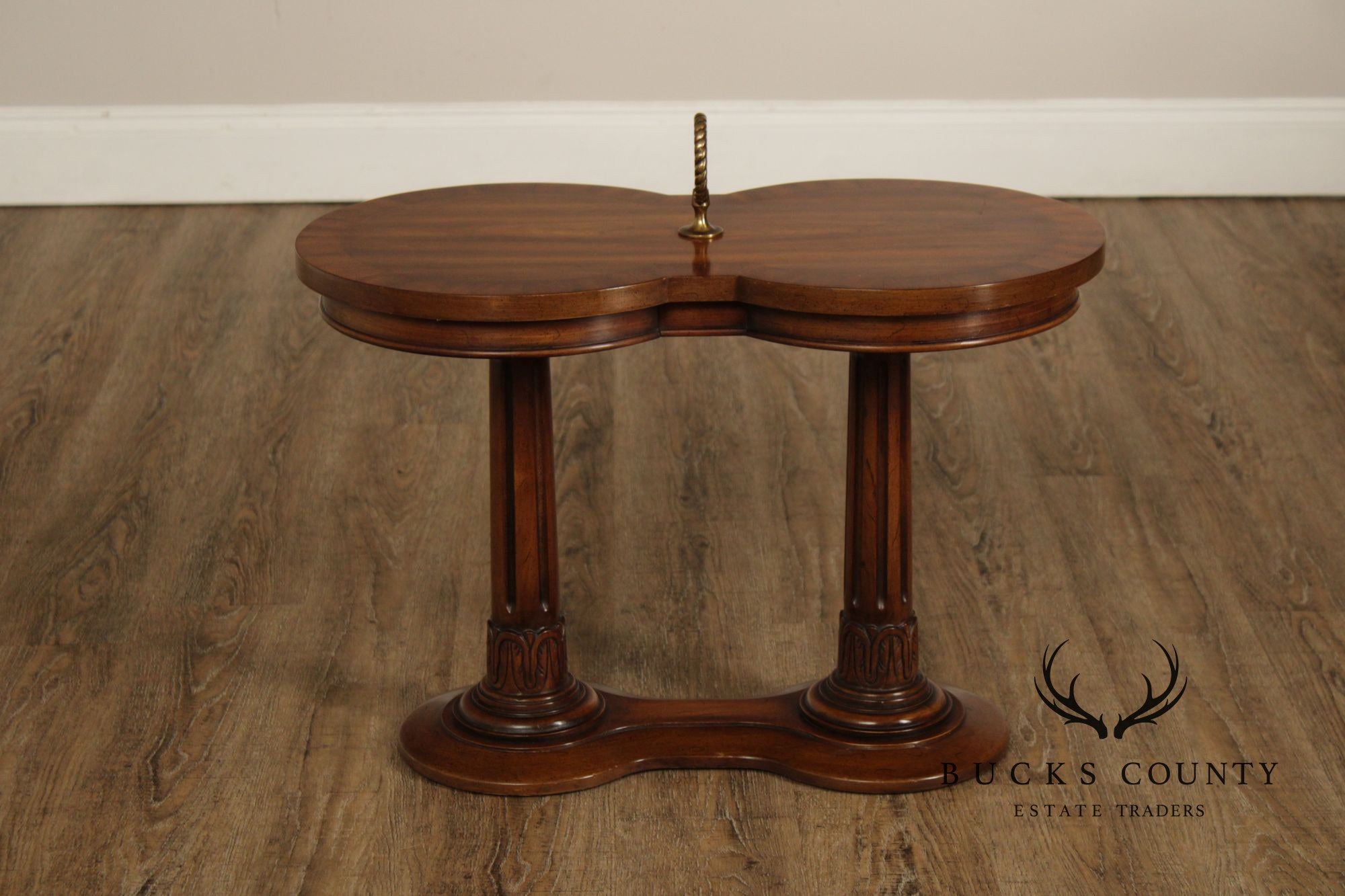 Weiman Regency Style Mahogany Pedestal End Table
