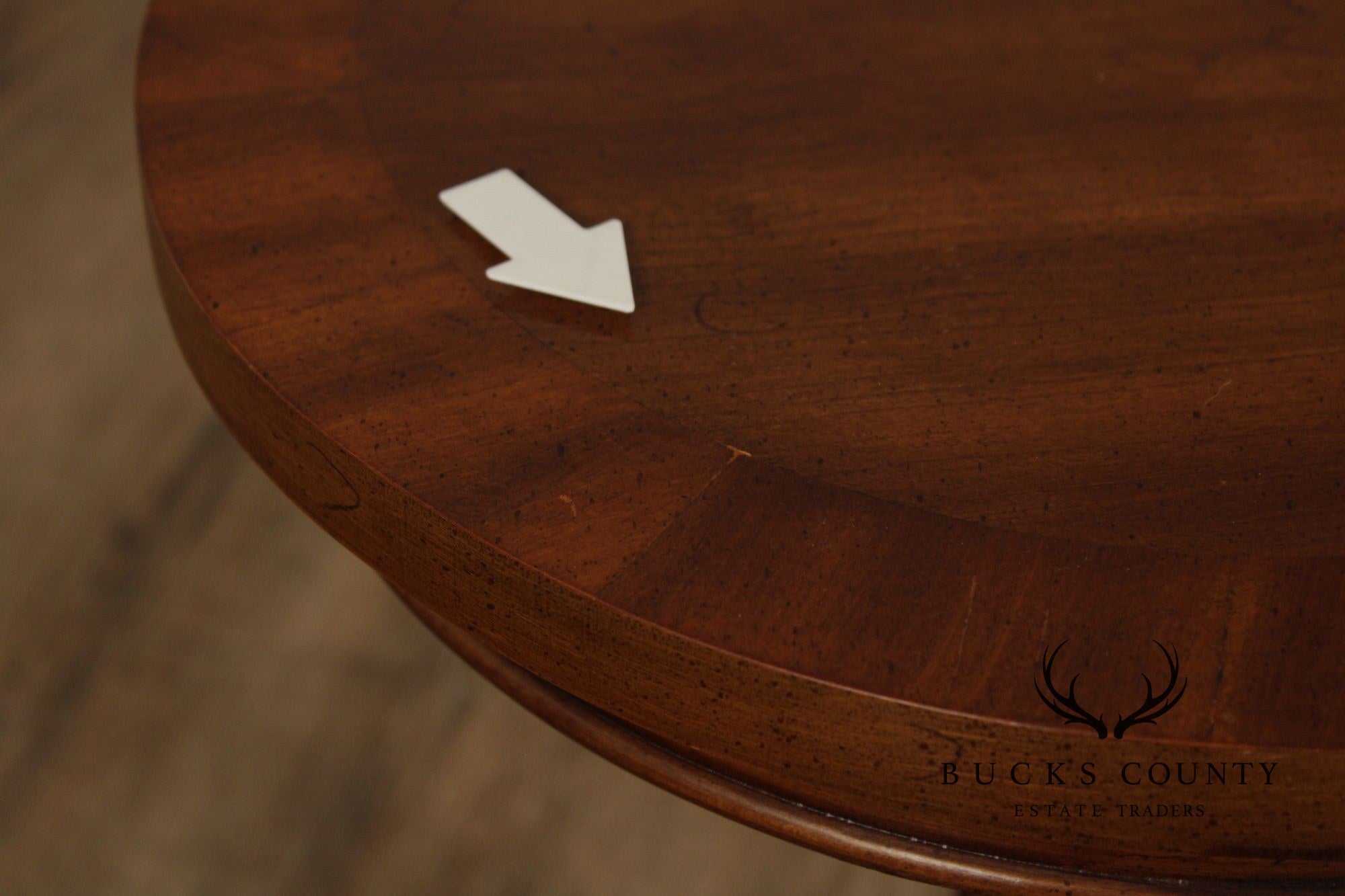 Weiman Regency Style Mahogany Pedestal End Table
