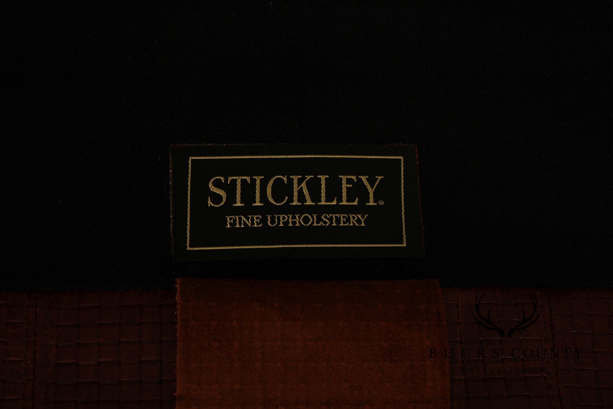Stickley Mission Collection Oak 'Fayetteville' Leather Sofa