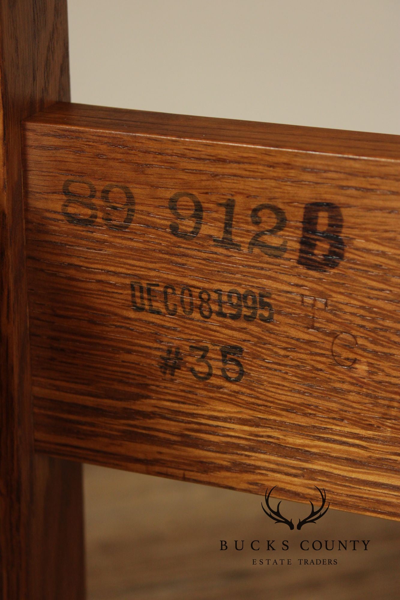 Stickley Mission Collection Oak Queen Spindle Bed