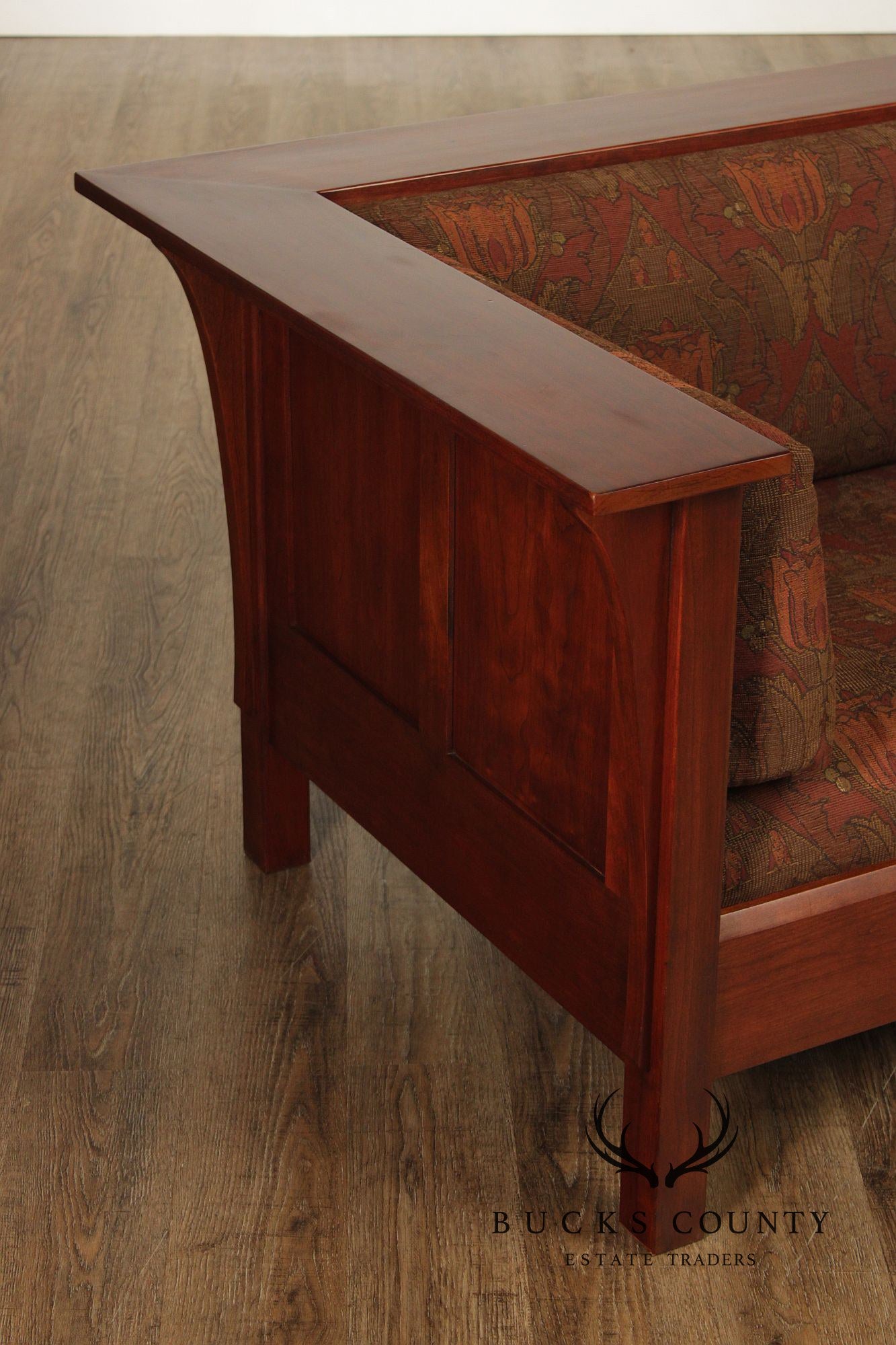Stickley Mission Collection Cherry Prairie Settle