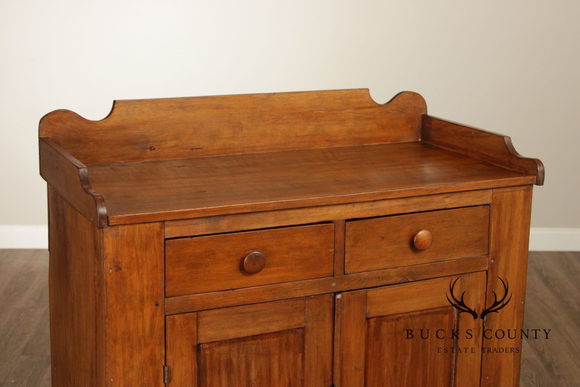 Antique Country Pine Jelly Cupboard
