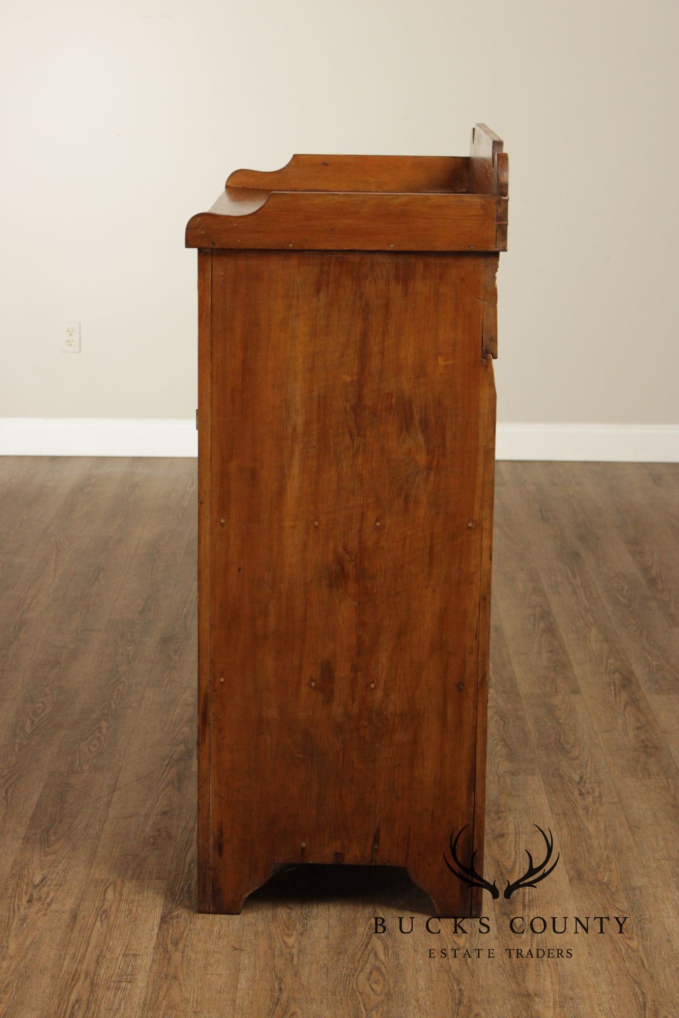 Antique Country Pine Jelly Cupboard