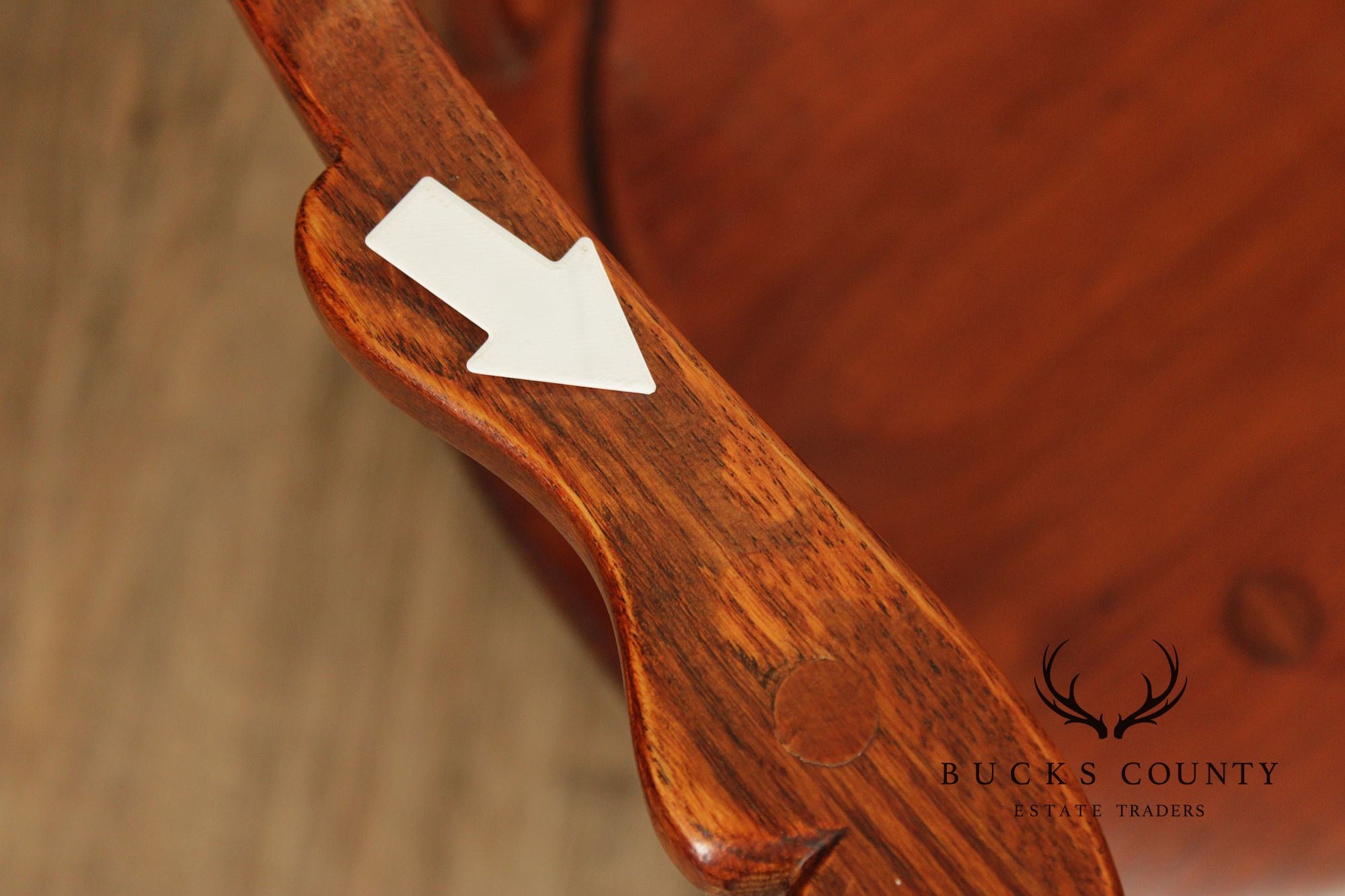 D.R. Dimes Vintage Set Of Four Pine Windsor Dining Chairs
