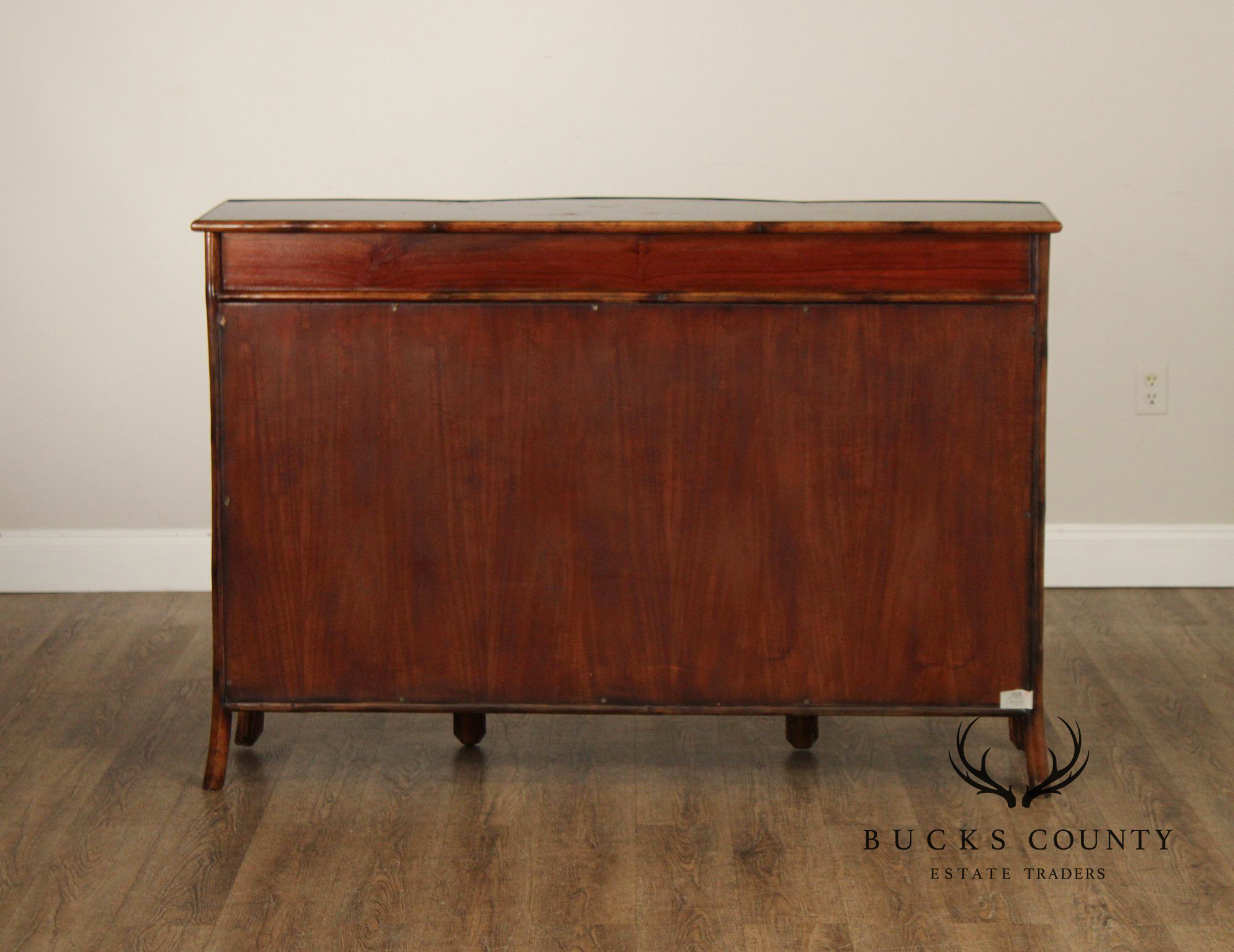 Theodore Alexander Faux Bamboo Three-Tier Console