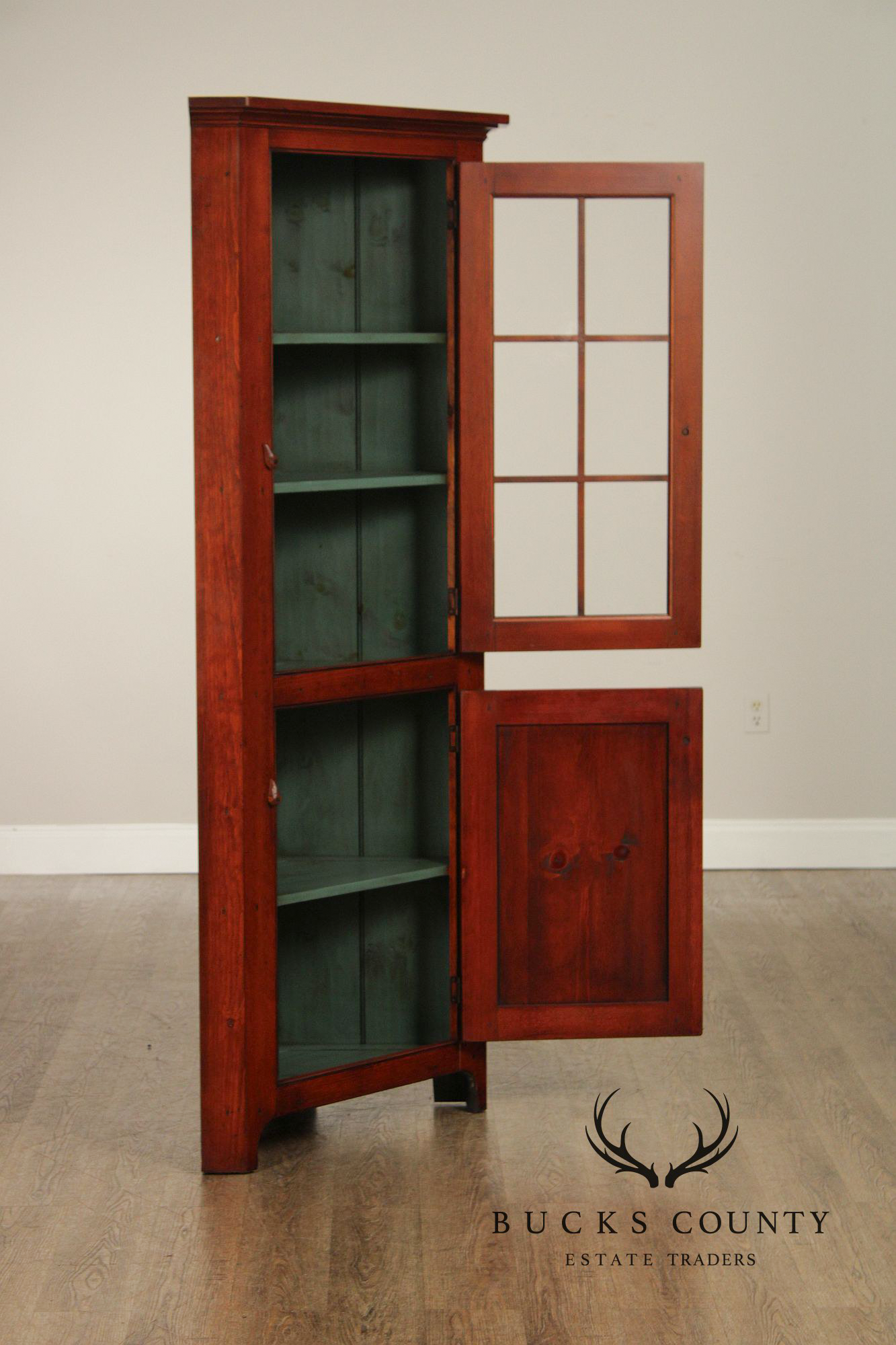 William Draper Country Classics Pine Corner Cabinet