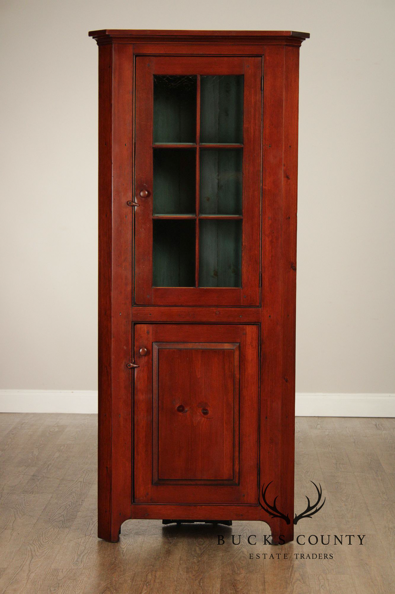 William Draper Country Classics Pine Corner Cabinet