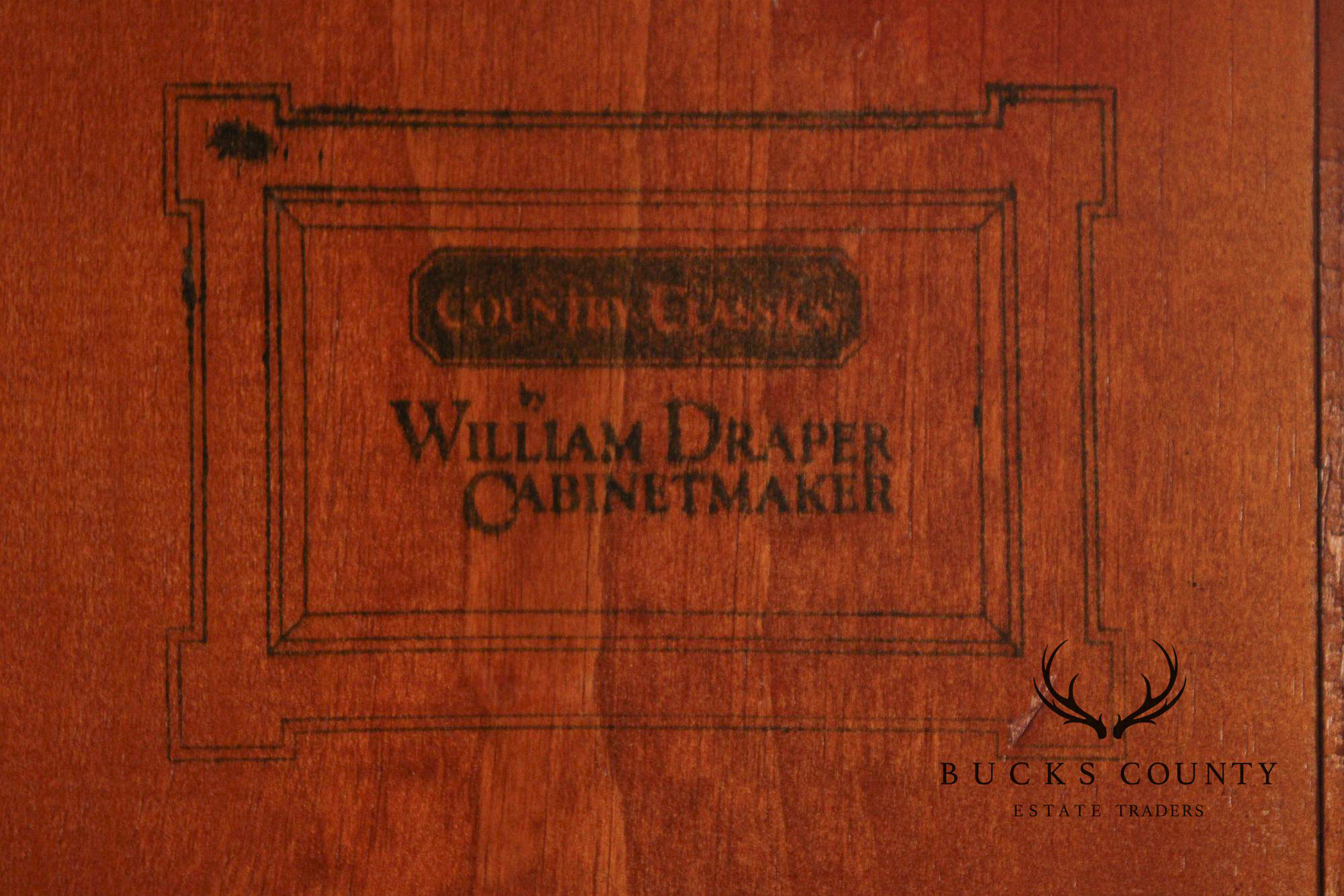 William Draper Country Classics Pine Corner Cabinet