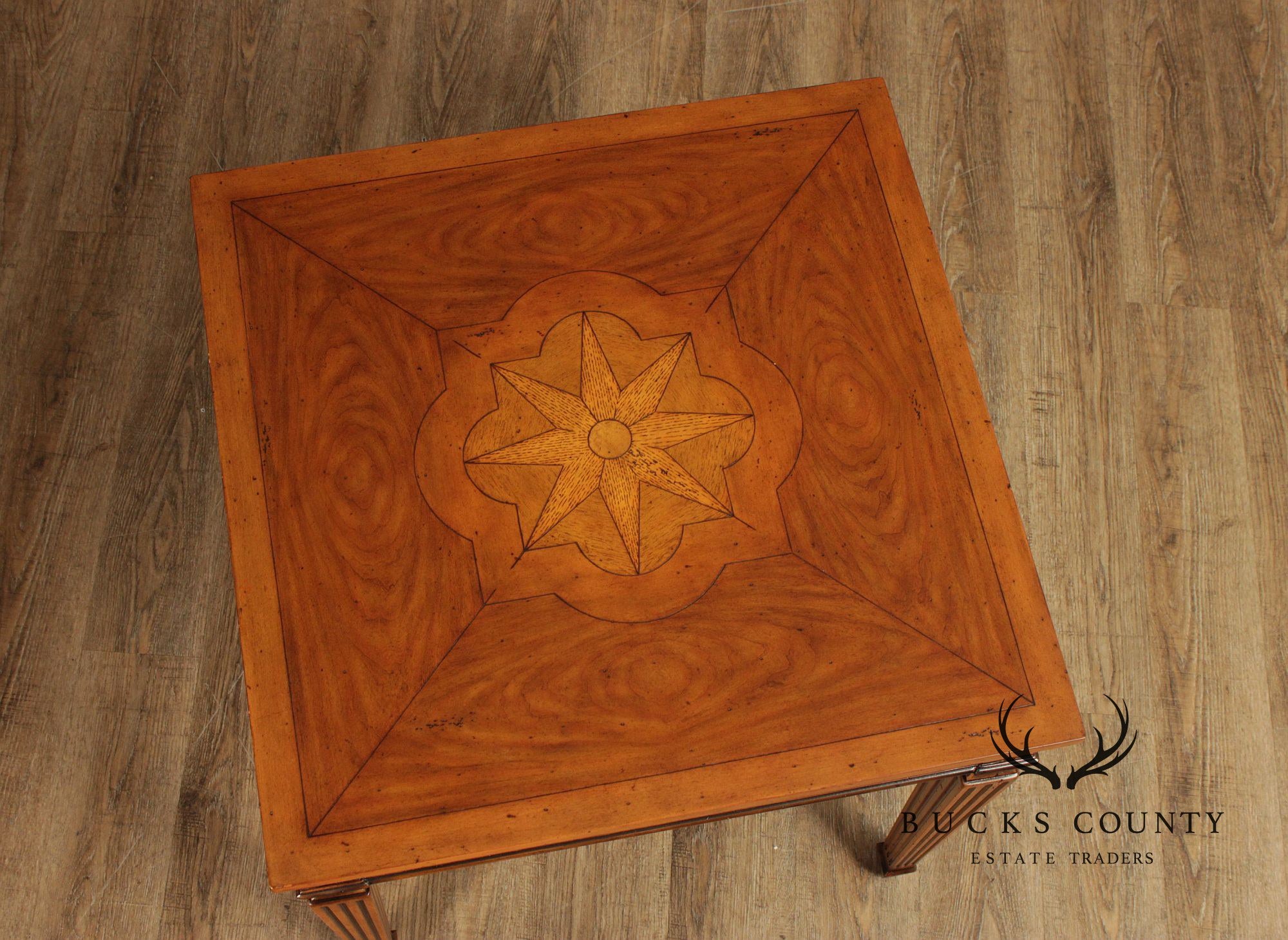 Theodore Alexander 'Coleccion Madrid' Parquetry Side Table