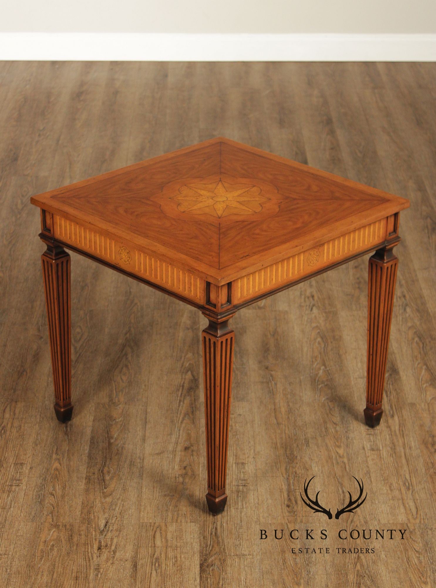 Theodore Alexander 'Coleccion Madrid' Parquetry Side Table