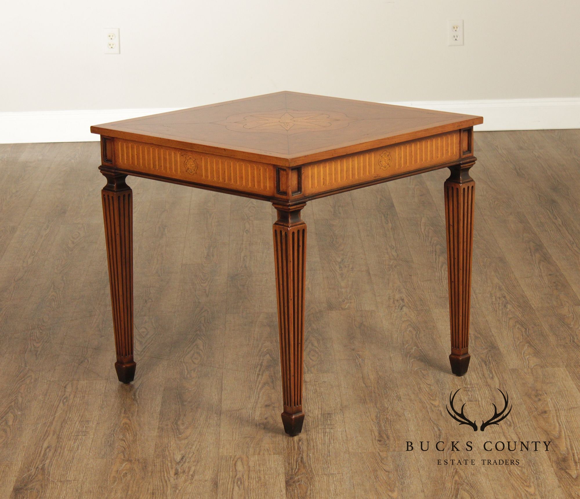 Theodore Alexander 'Coleccion Madrid' Parquetry Side Table