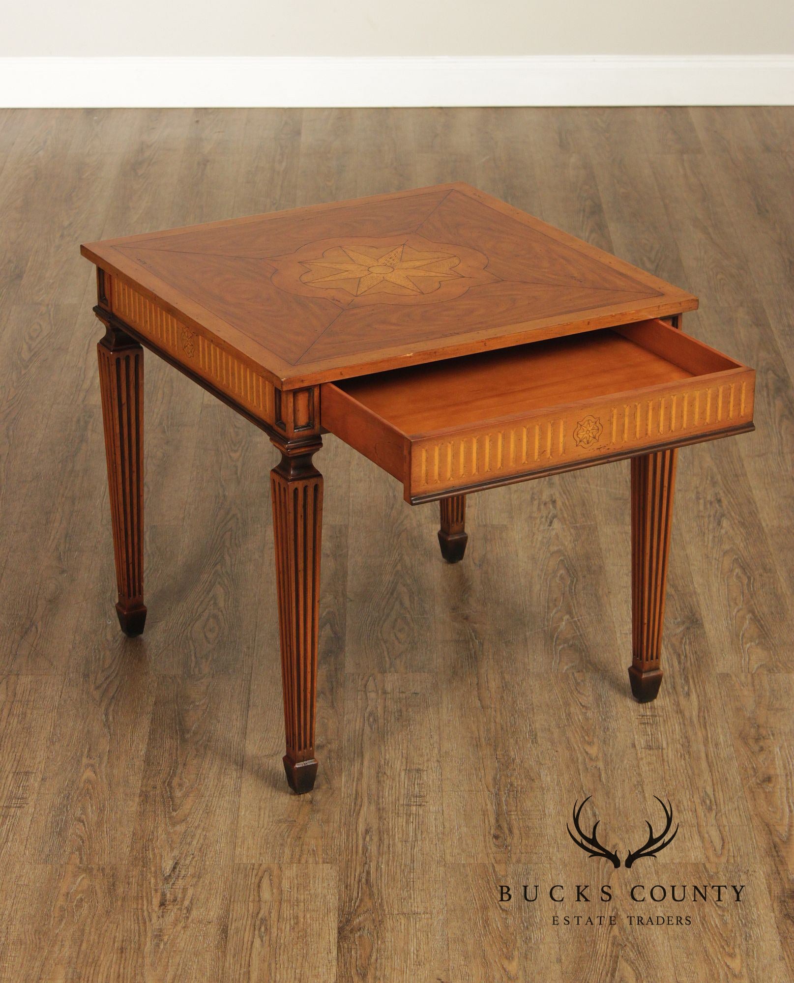 Theodore Alexander 'Coleccion Madrid' Parquetry Side Table