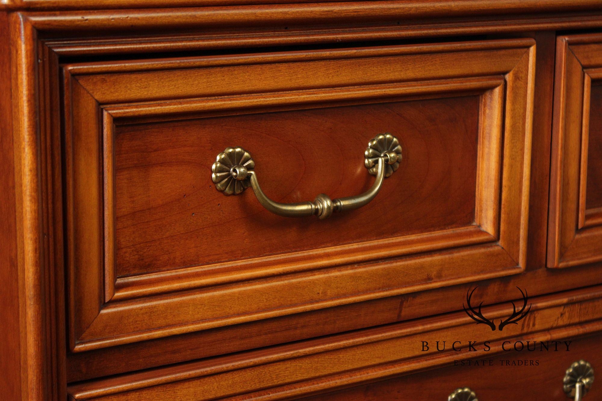 Lexington Louis Philippe Style Chez Michelle Cherry Nine Drawer Dresser