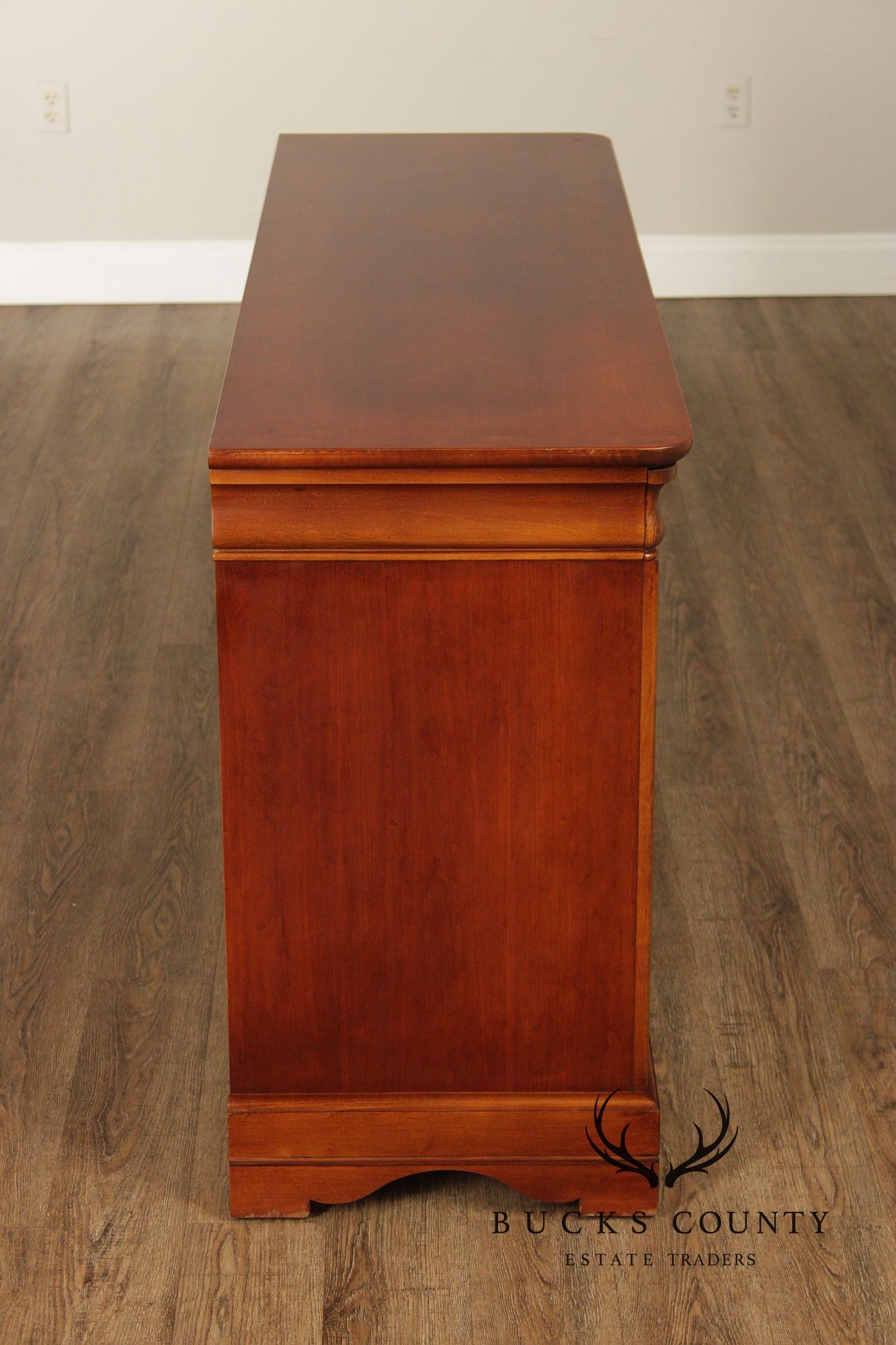 Lexington Louis Philippe Style Chez Michelle Cherry Nine Drawer Dresser