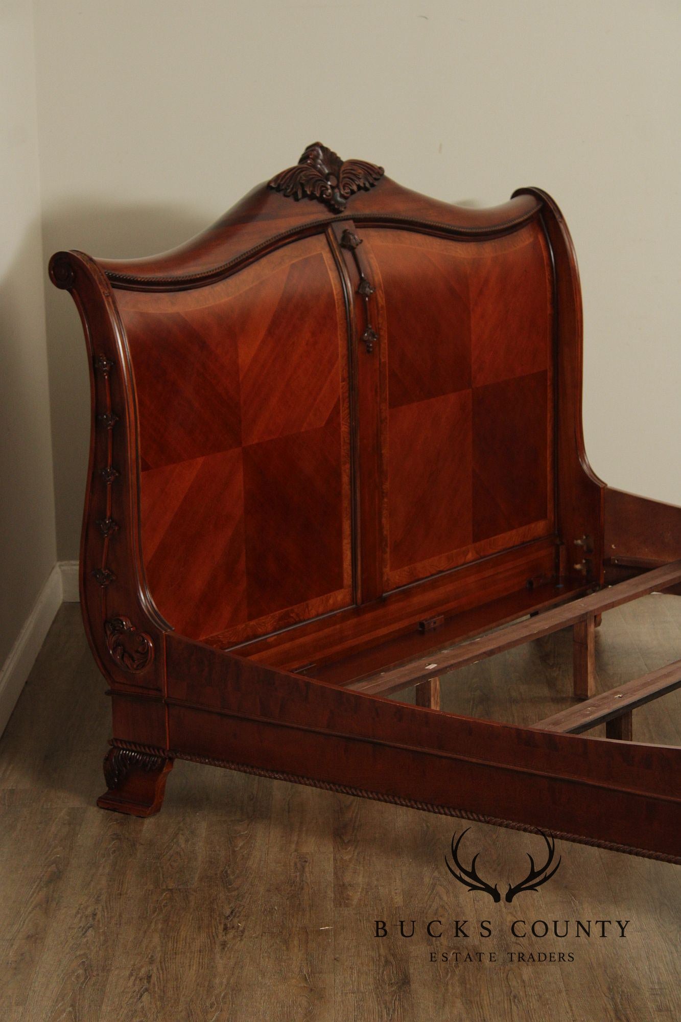 Lexington Mahogany King Sleigh Bed